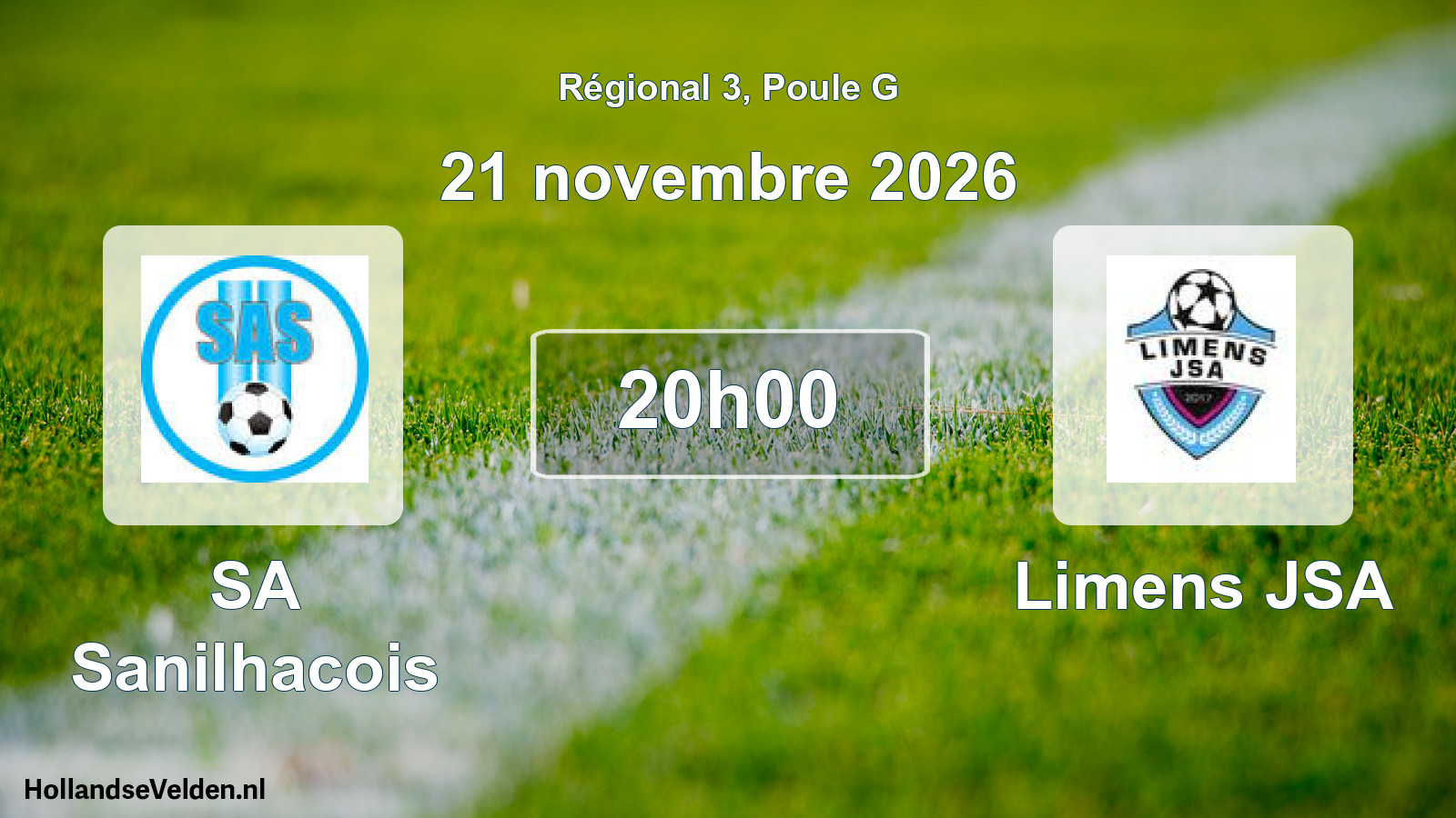 Scheduled Match: SA Sanilhacois - Limens JSA (21 November 2026)