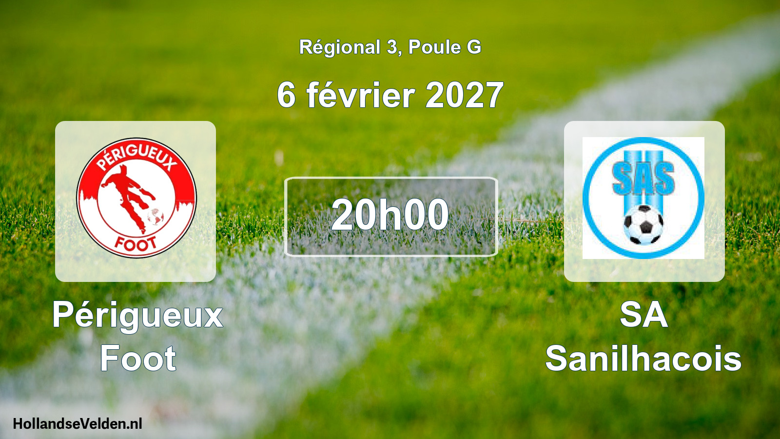 Scheduled Match: Périgueux Foot - SA Sanilhacois (6 February 2027)
