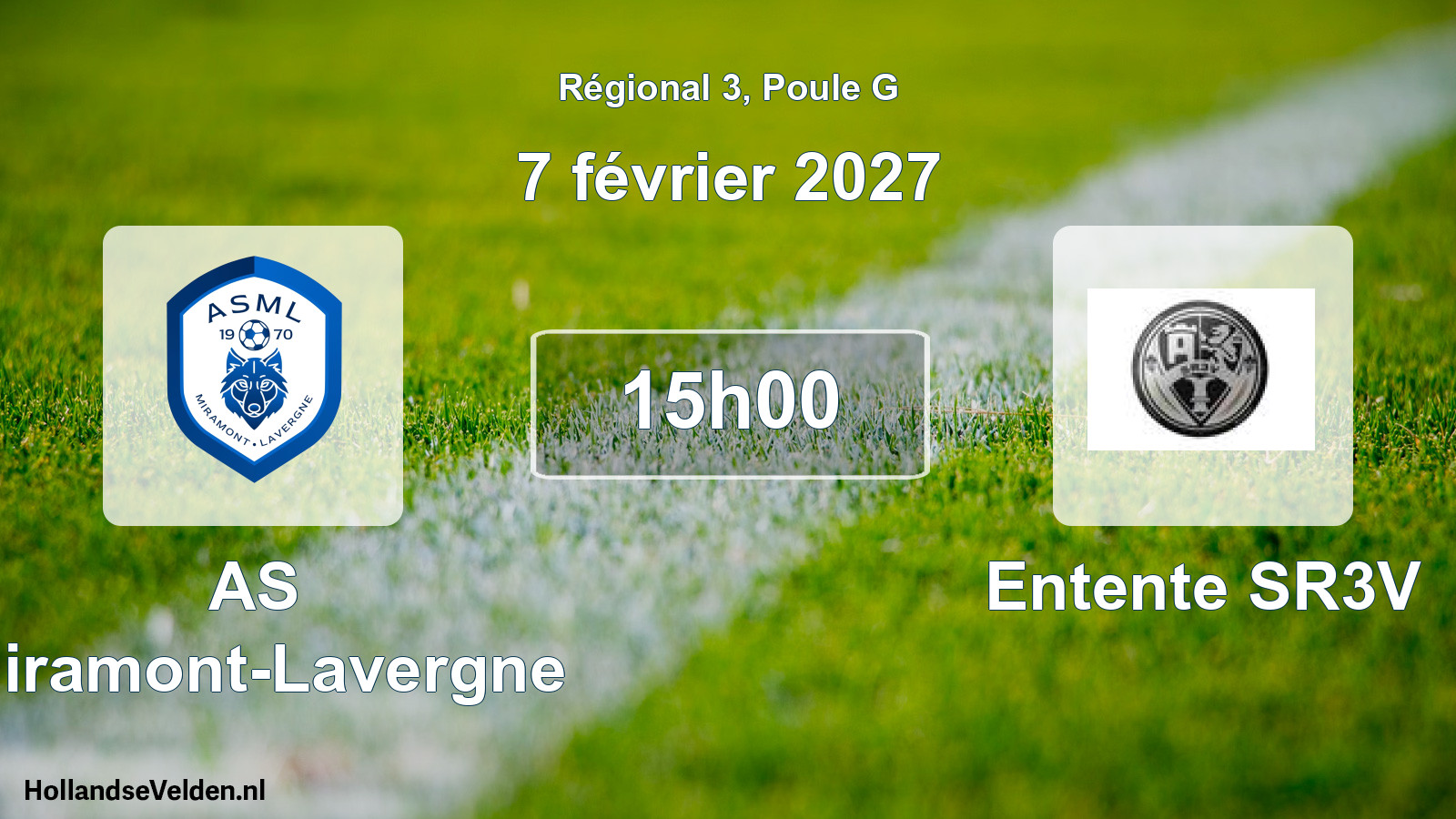 Scheduled Match: AS Miramont-Lavergne - Entente SR3V (7 February 2027)
