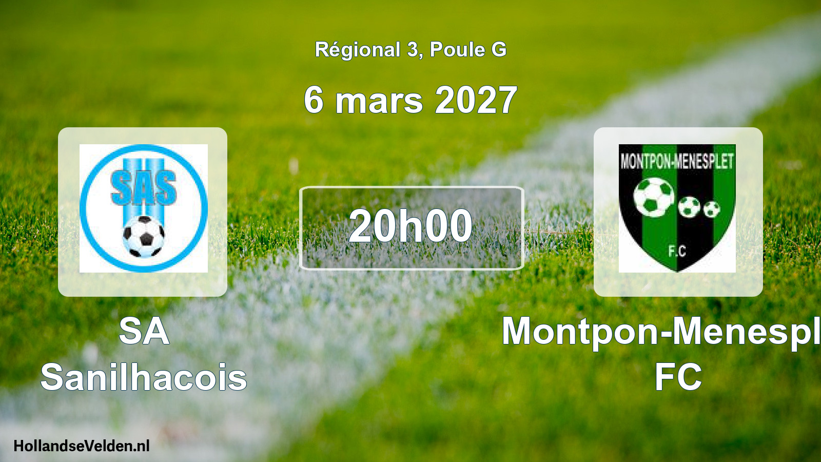 Scheduled Match: SA Sanilhacois - Montpon-Menesplet FC (6 March 2027)