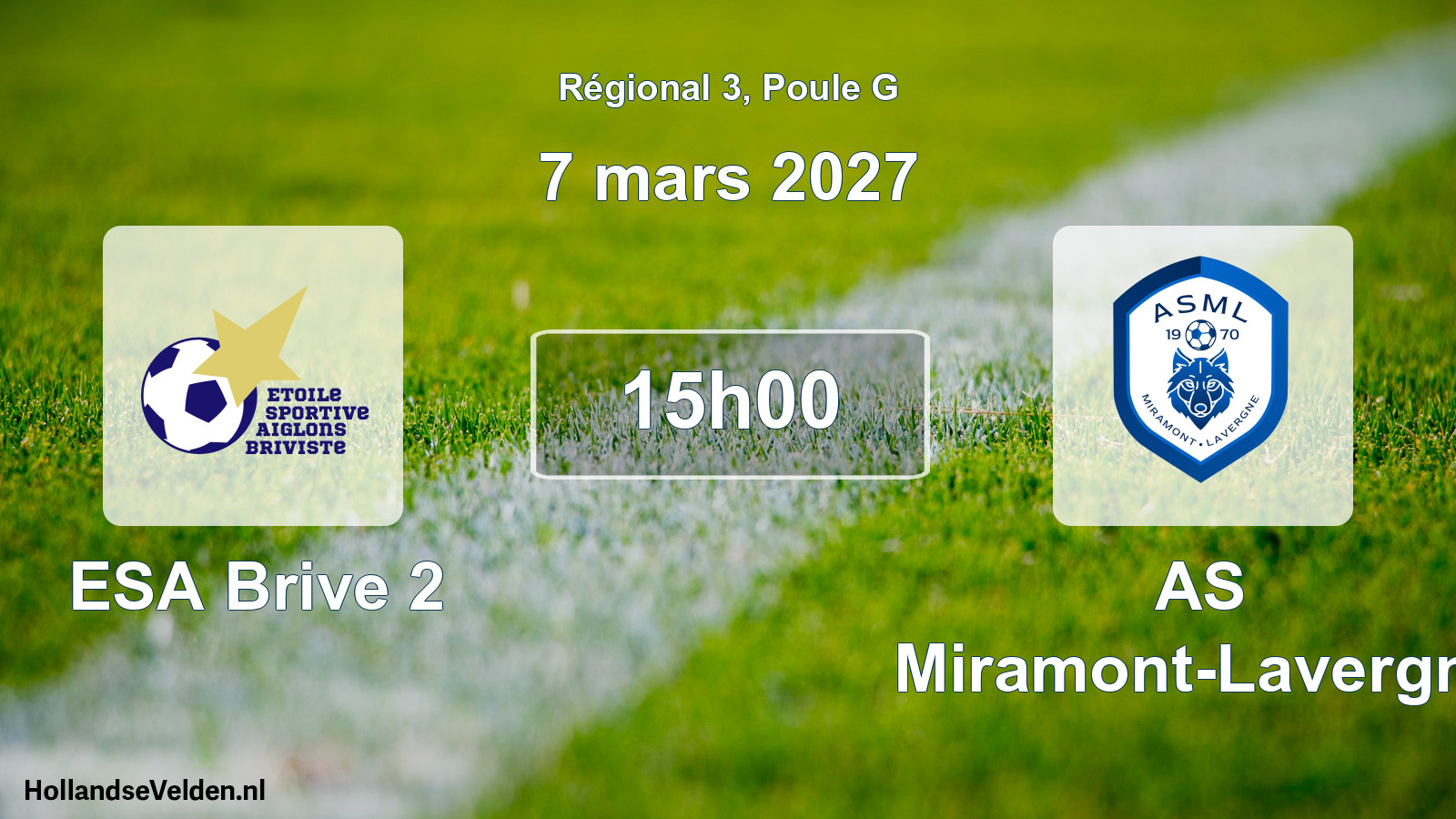 Scheduled Match: ESA Brive 2 - AS Miramont-Lavergne (7 March 2027)