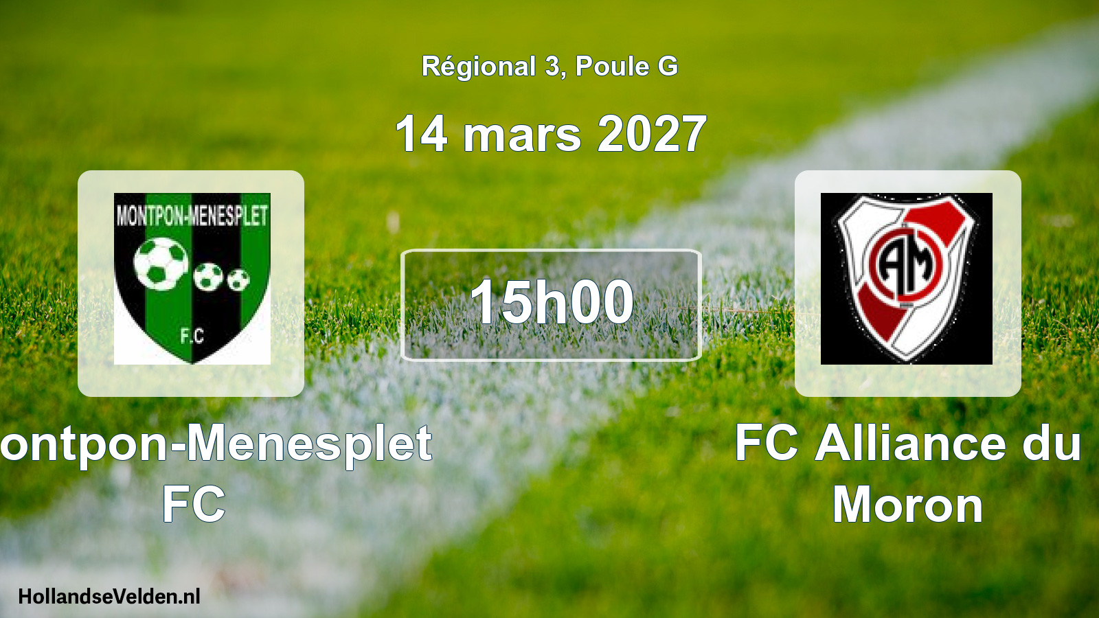 Scheduled Match: Montpon-Menesplet FC - FC Alliance du Moron (14 March 2027)