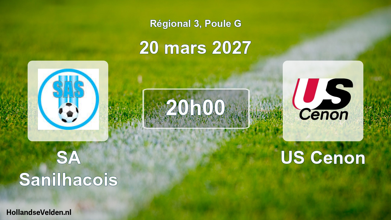 Scheduled Match: SA Sanilhacois - US Cenon (20 March 2027)