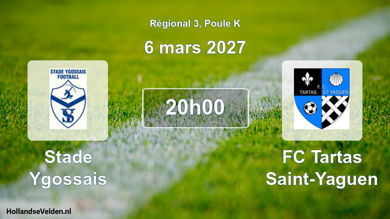 Scheduled Match: Stade Ygossais - FC Tartas Saint-Yaguen (6 March 2027)