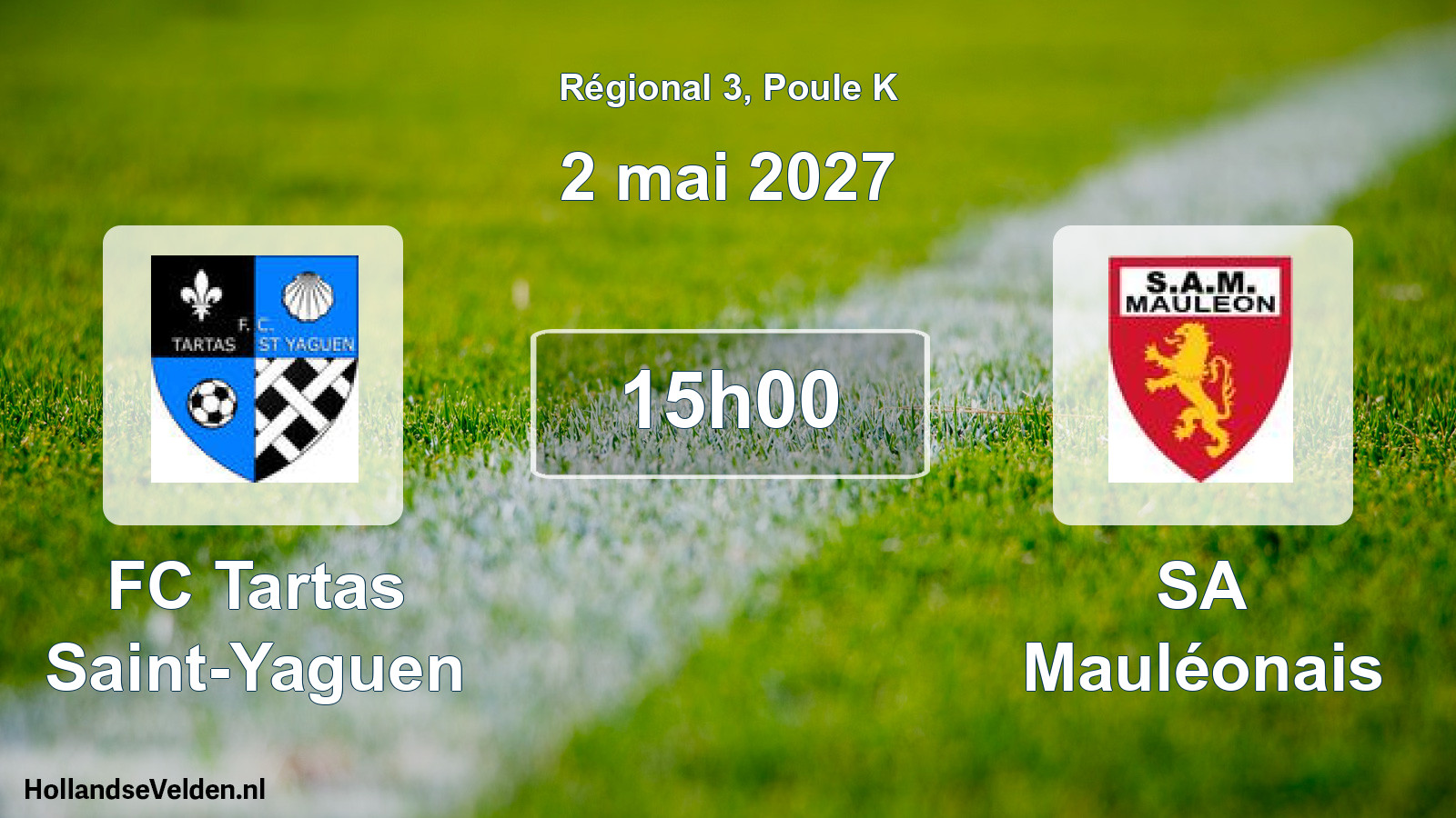 Scheduled Match: FC Tartas Saint-Yaguen - SA Mauléonais (2 May 2027)