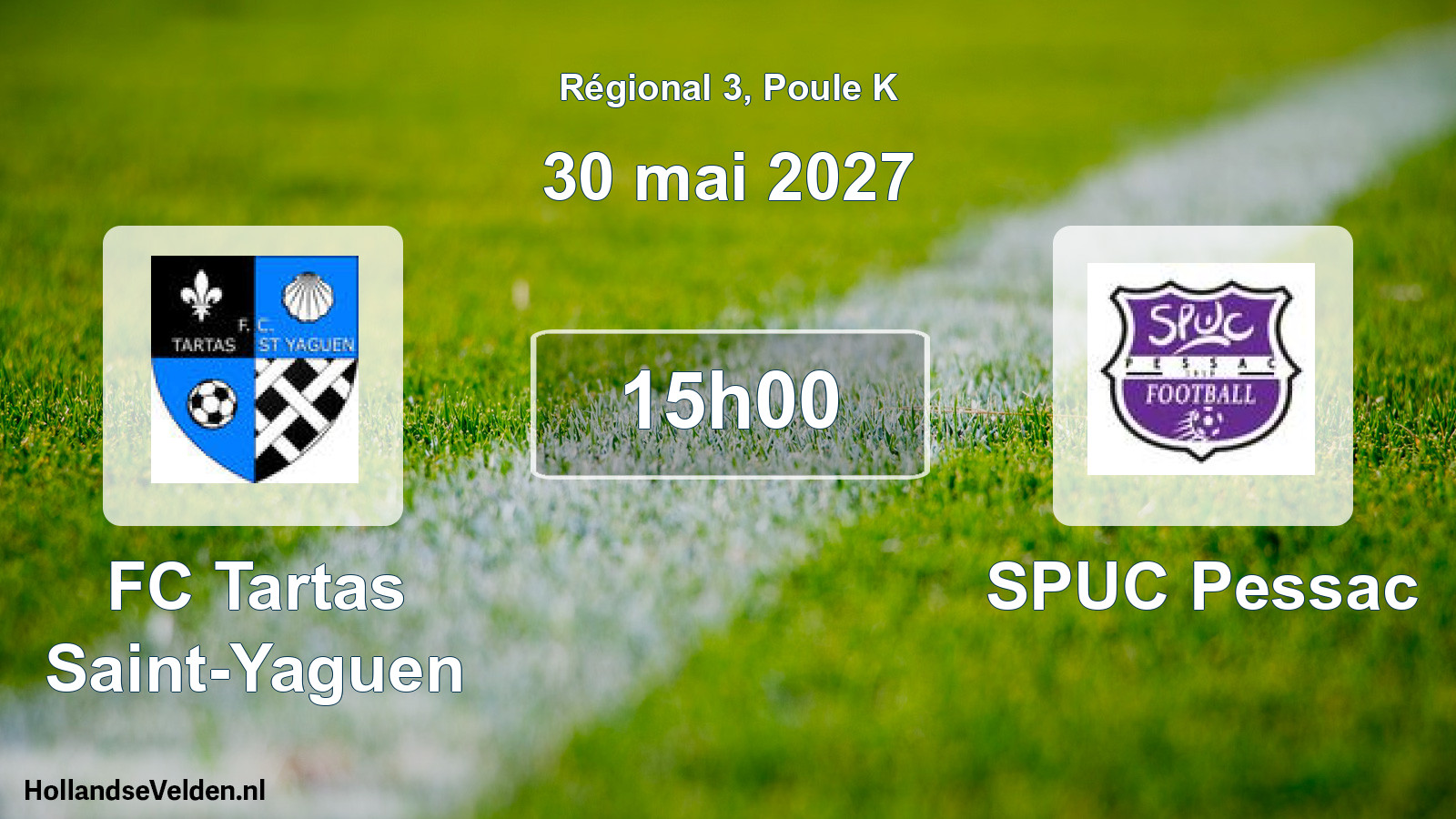 Scheduled Match: FC Tartas Saint-Yaguen - SPUC Pessac (30 May 2027)