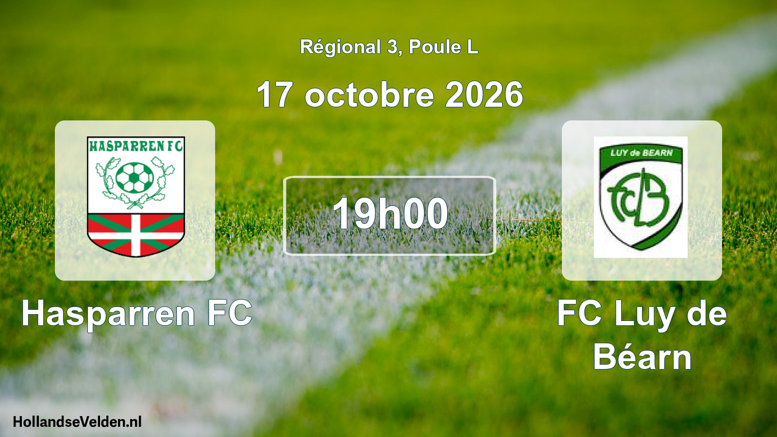Scheduled Match: Hasparren FC - FC Luy de Béarn (17 October 2026)