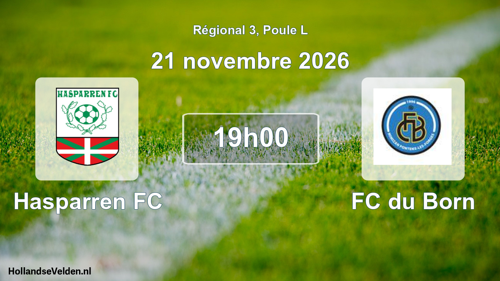 Scheduled Match: Hasparren FC - FC du Born (21 November 2026)