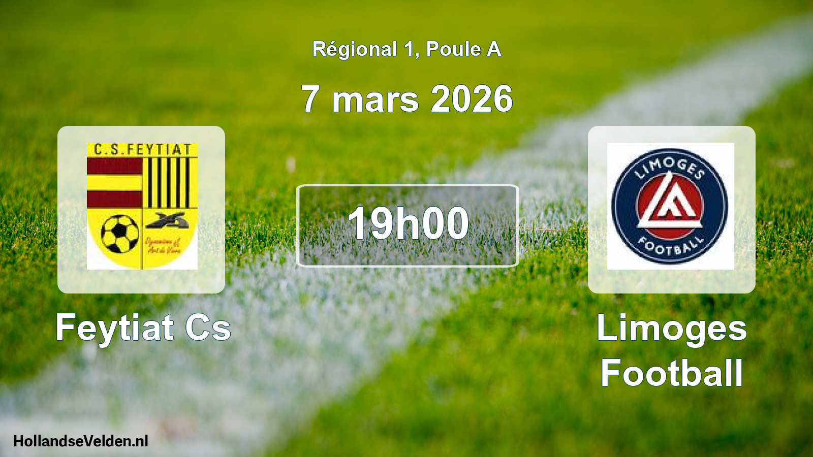 Scheduled Match: Feytiat Cs - Limoges Football (7 March 2026)