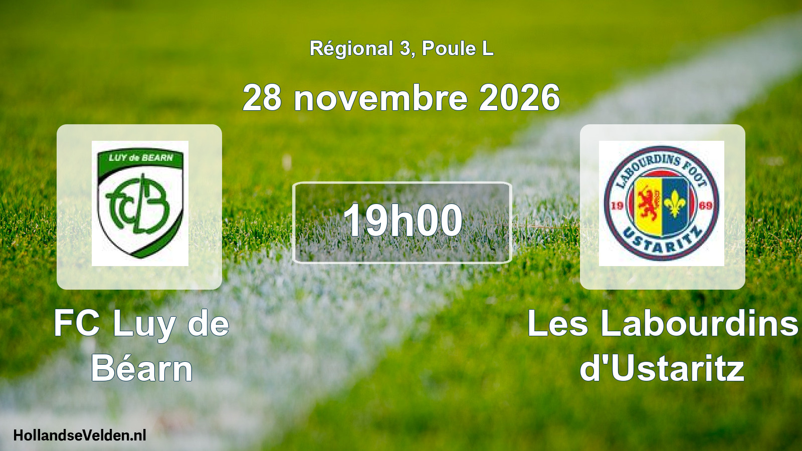 Scheduled Match: FC Luy de Béarn - Les Labourdins d'Ustaritz (28 November 2026)