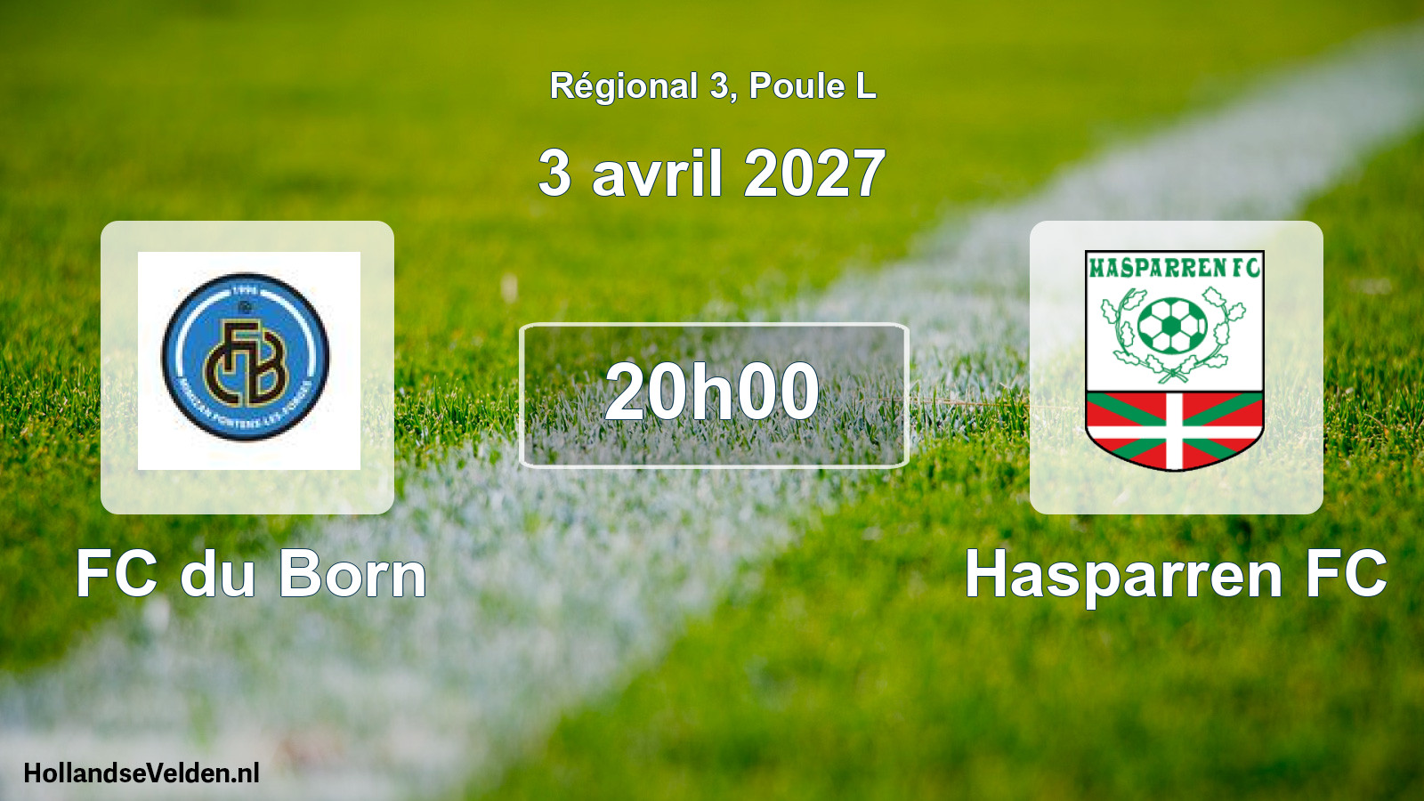 Scheduled Match: FC du Born - Hasparren FC (3 April 2027)