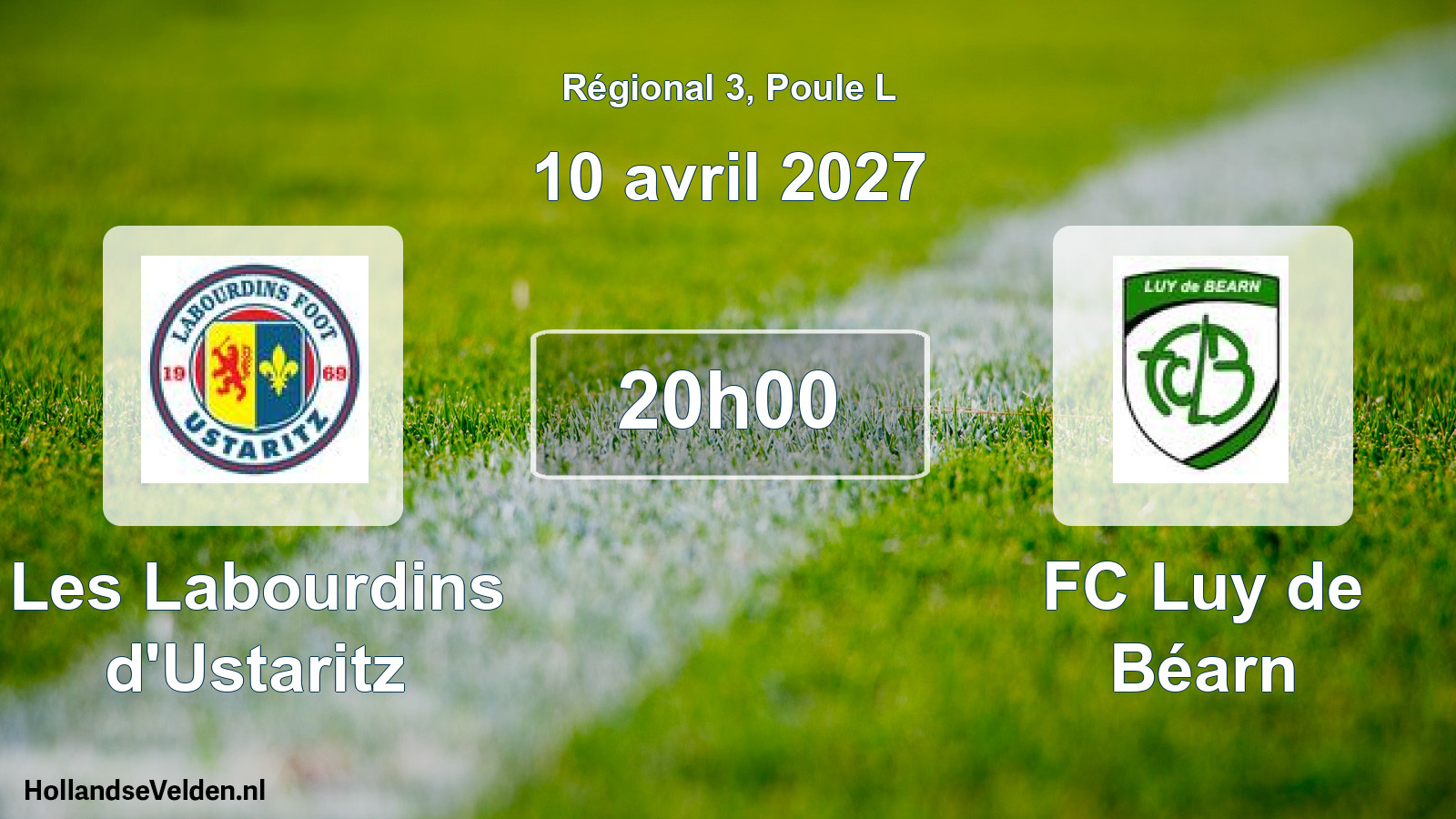 Scheduled Match: Les Labourdins d'Ustaritz - FC Luy de Béarn (10 April 2027)