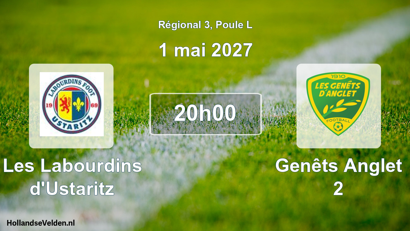 Scheduled Match: Les Labourdins d'Ustaritz - Genêts Anglet 2 (1 May 2027)