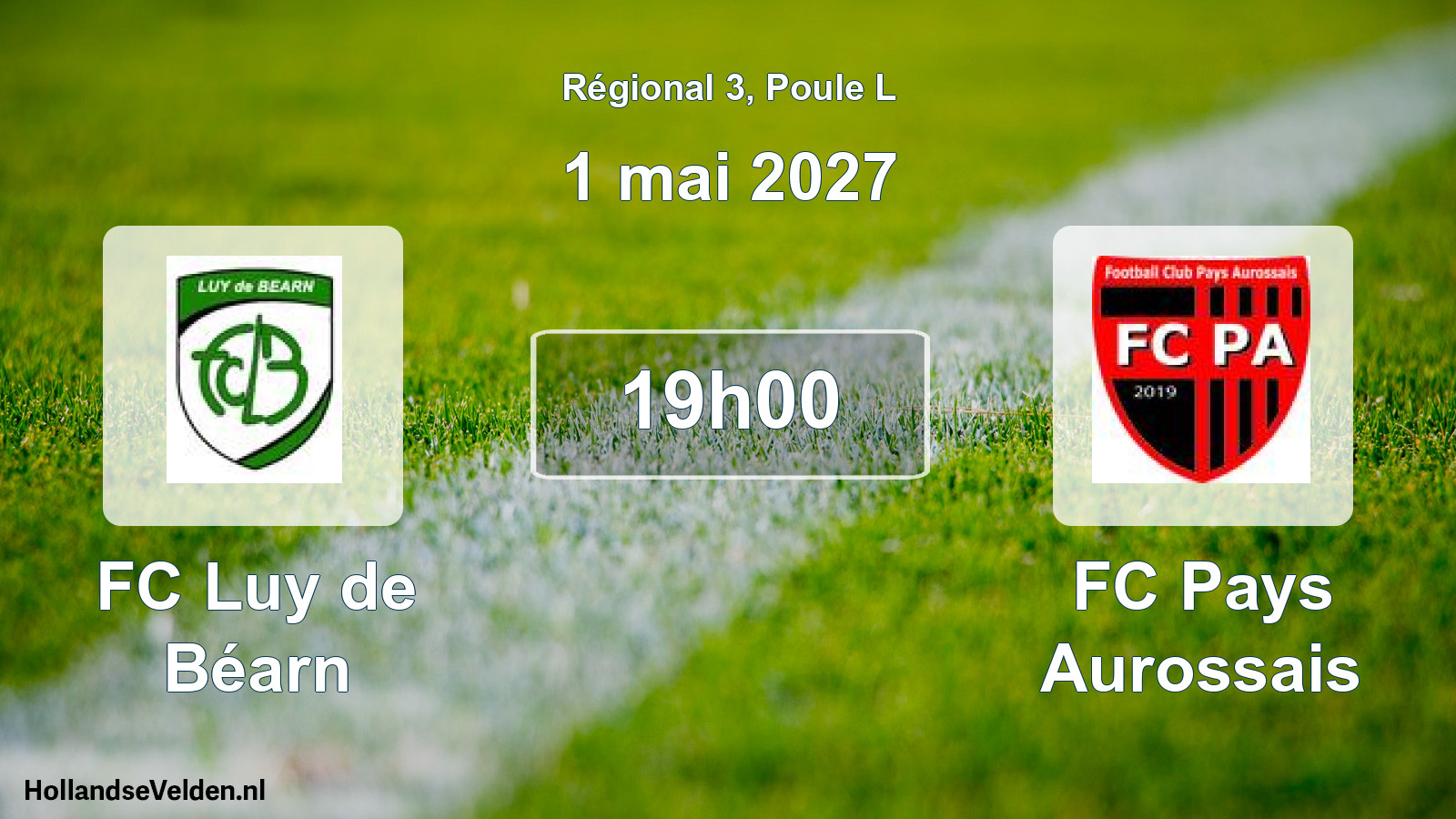 Scheduled Match: FC Luy de Béarn - FC Pays Aurossais (1 May 2027)