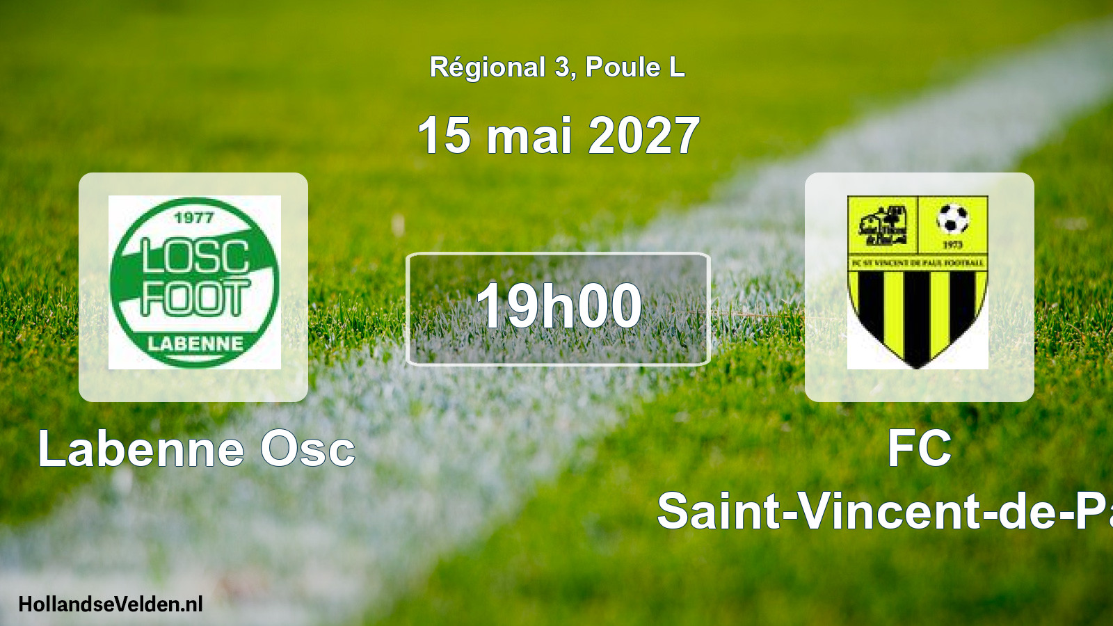 Scheduled Match: Labenne Osc - FC Saint-Vincent-de-Paul (15 May 2027)