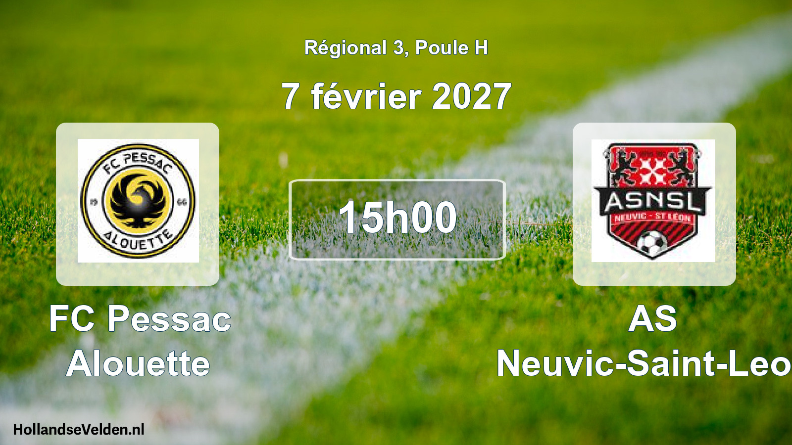 Scheduled Match: FC Pessac Alouette - AS Neuvic-Saint-Leon (7 February 2027)