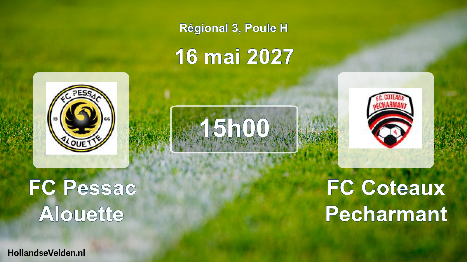 Scheduled Match: FC Pessac Alouette - FC Coteaux Pecharmant (16 May 2027)