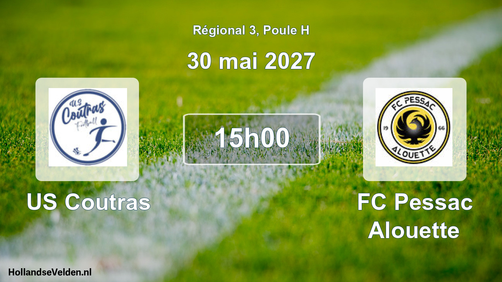Scheduled Match: US Coutras - FC Pessac Alouette (30 May 2027)