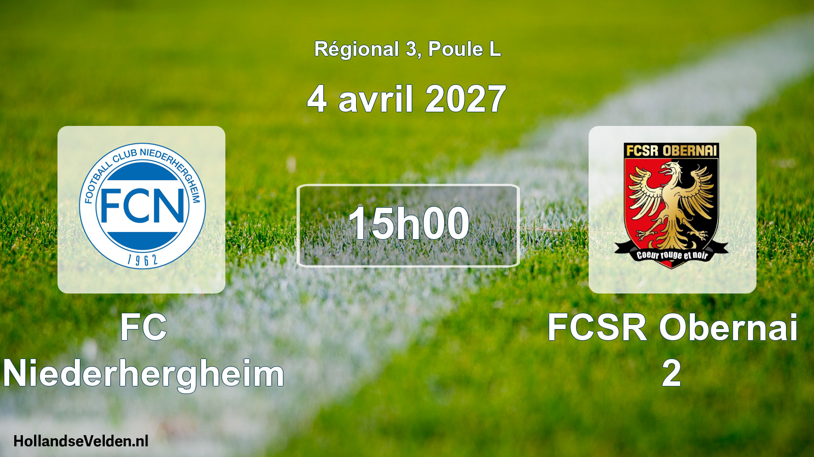 Scheduled Match: FC Niederhergheim - FCSR Obernai 2 (4 April 2027)