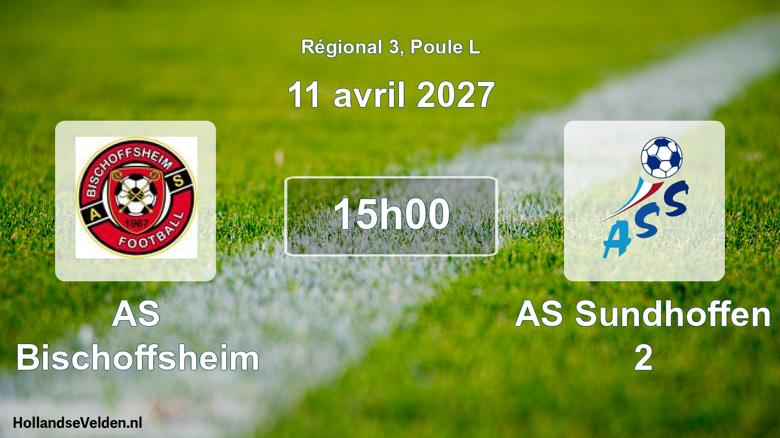 Scheduled Match: AS Bischoffsheim - AS Sundhoffen 2 (11 April 2027)