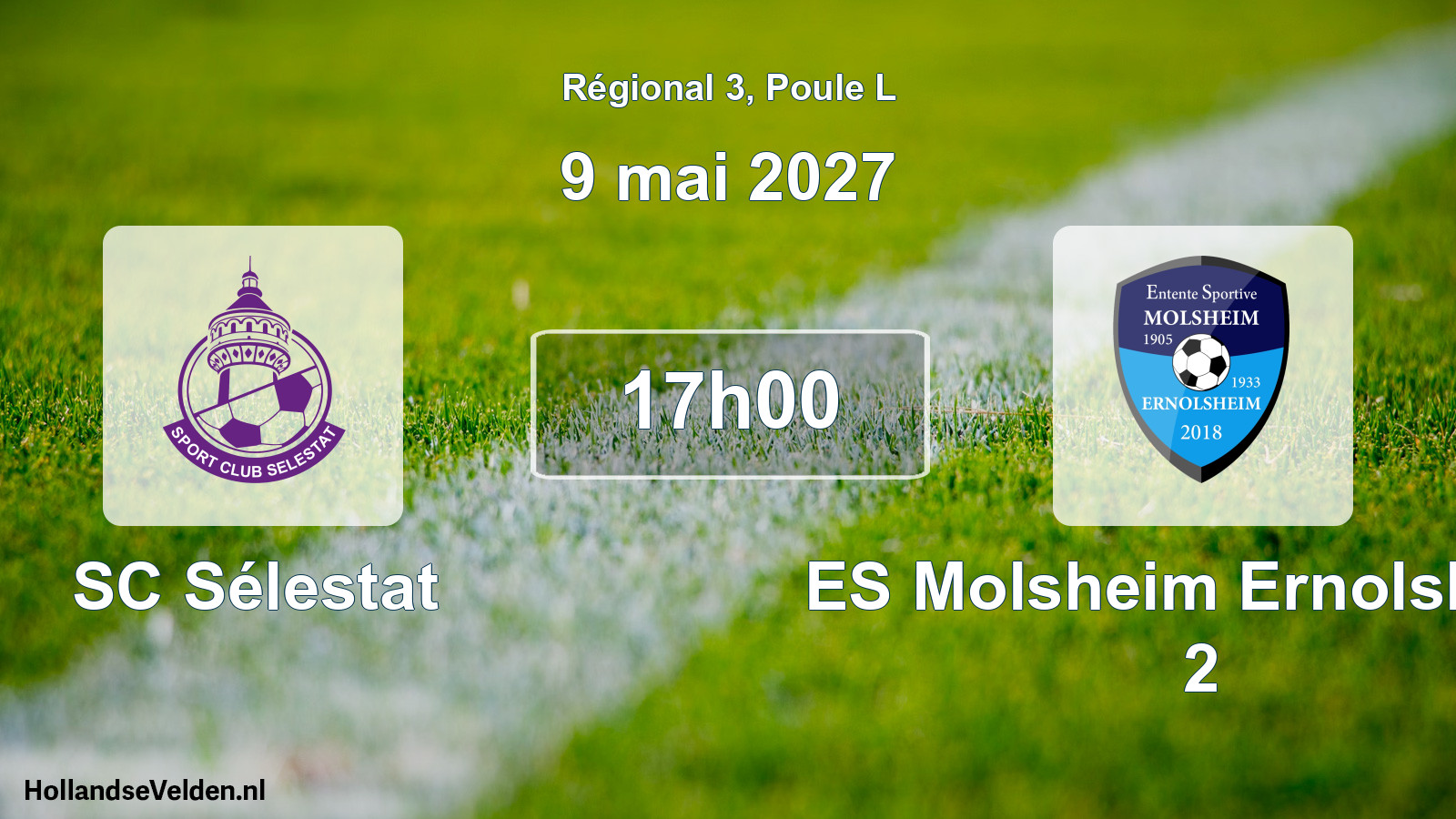 Scheduled Match: SC Sélestat - ES Molsheim Ernolsheim 2 (9 May 2027)