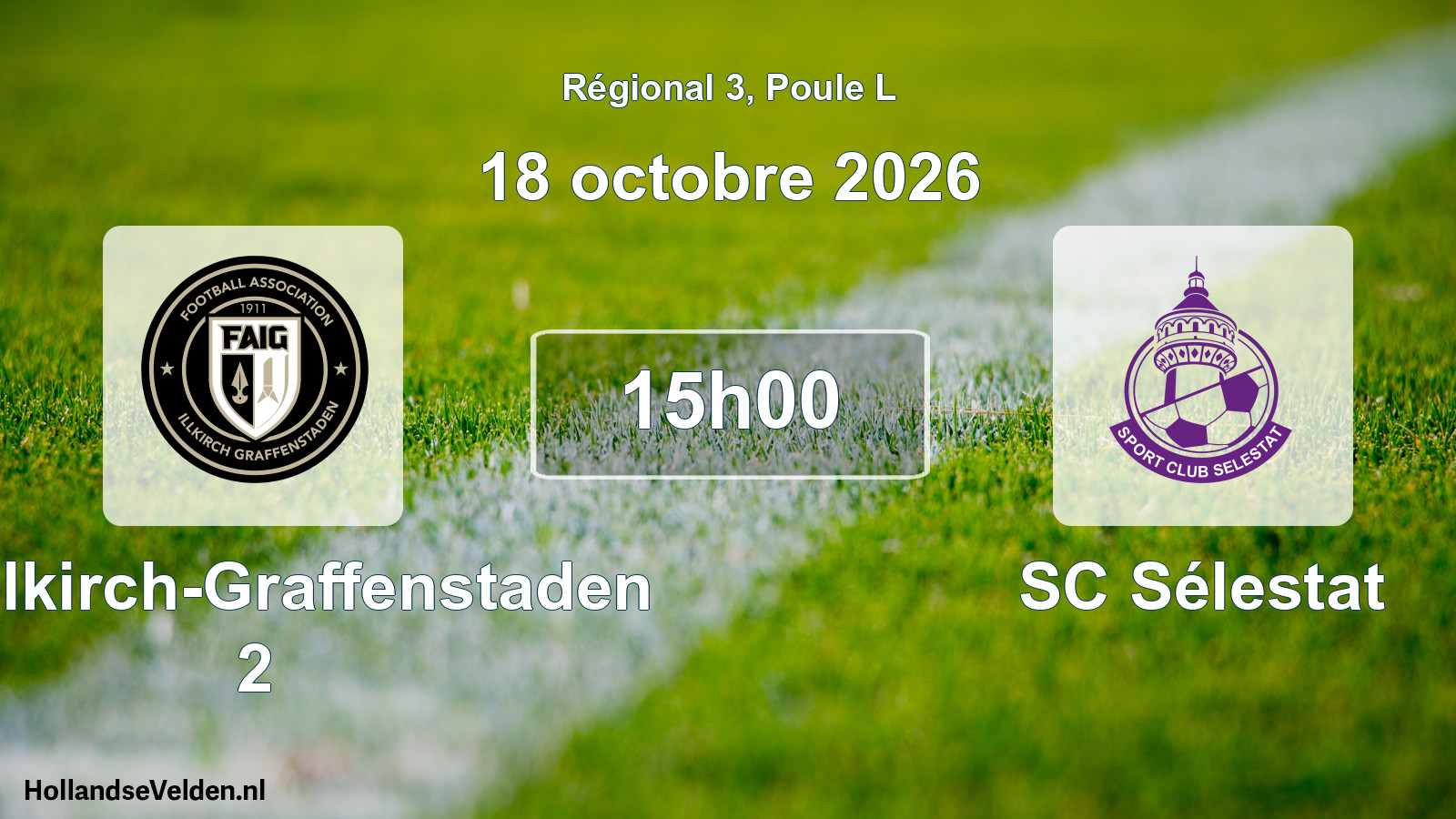 Scheduled Match: FA Illkirch-Graffenstaden 2 - SC Sélestat (18 October 2026)