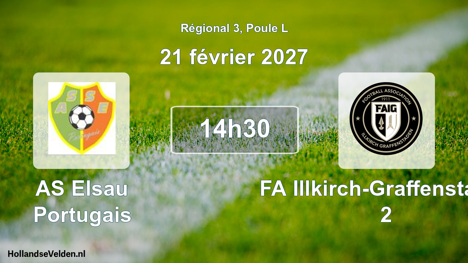 Scheduled Match: AS Elsau Portugais - FA Illkirch-Graffenstaden 2 (21 February 2027)