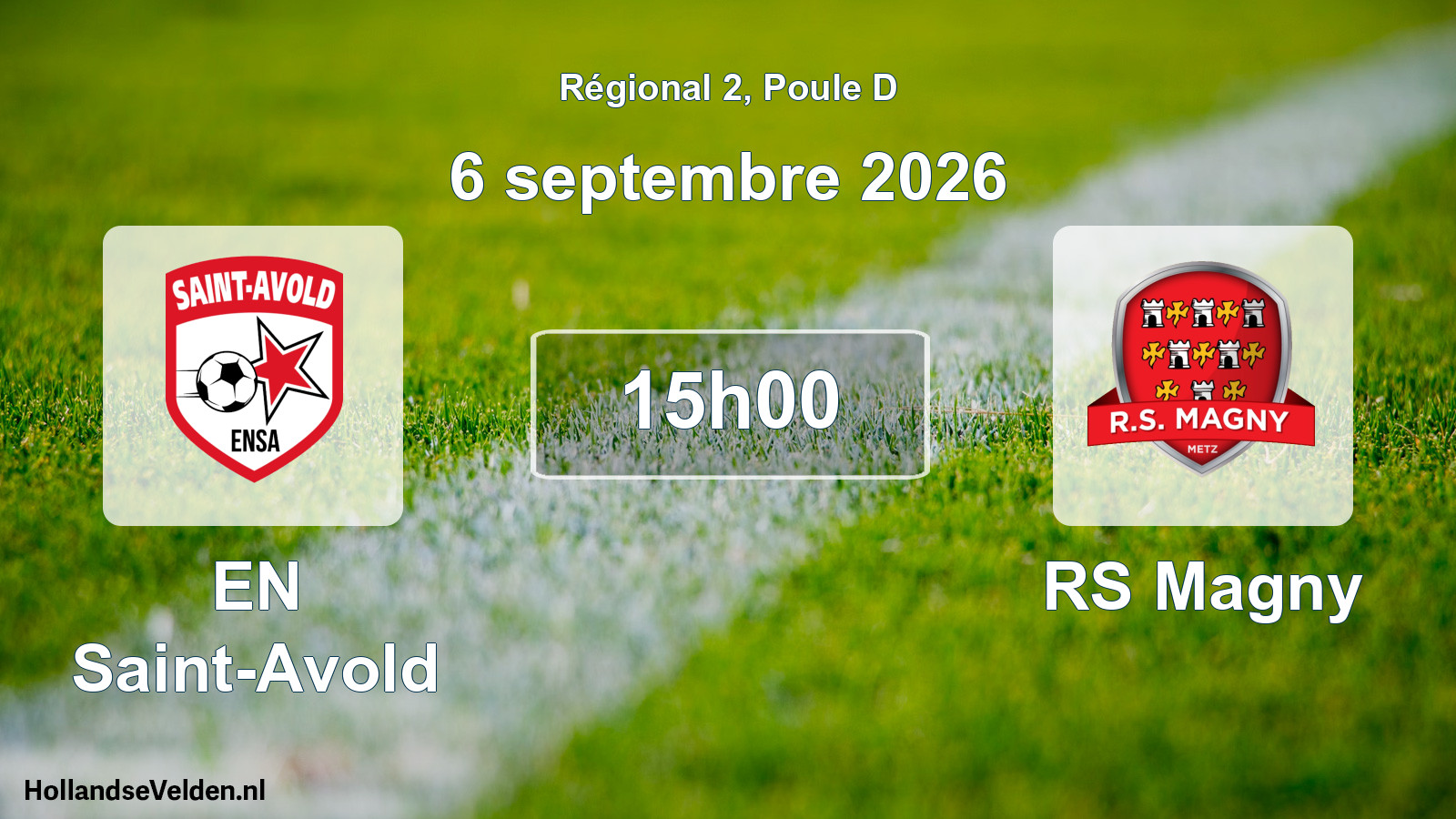 Scheduled Match: EN Saint-Avold - RS Magny (6 September 2026)