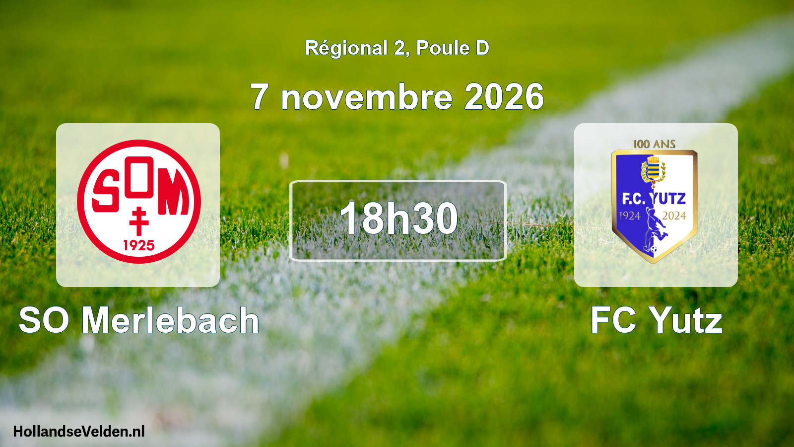 Scheduled Match: SO Merlebach - FC Yutz (7 November 2026)