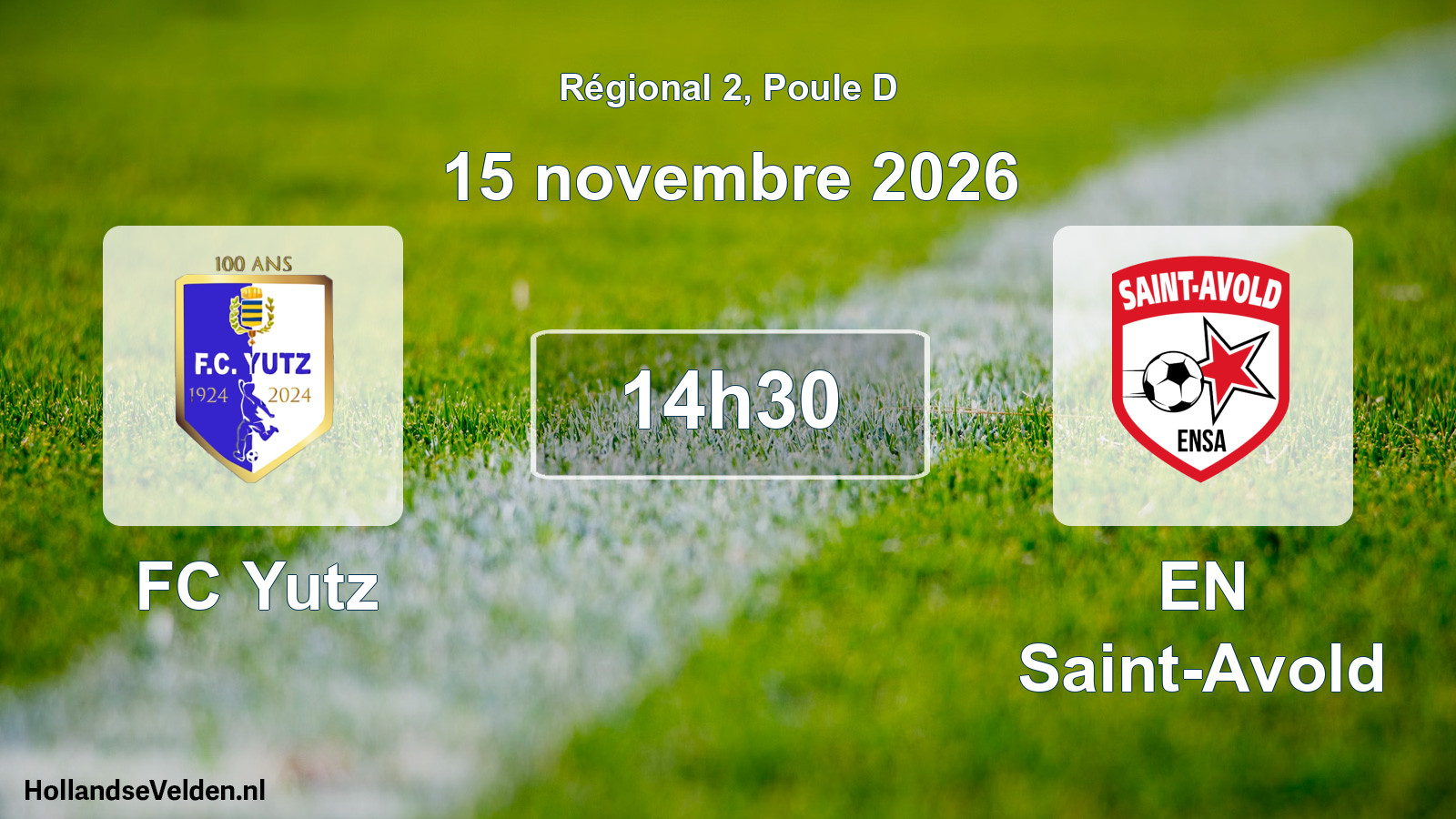 Scheduled Match: FC Yutz - EN Saint-Avold (15 November 2026)