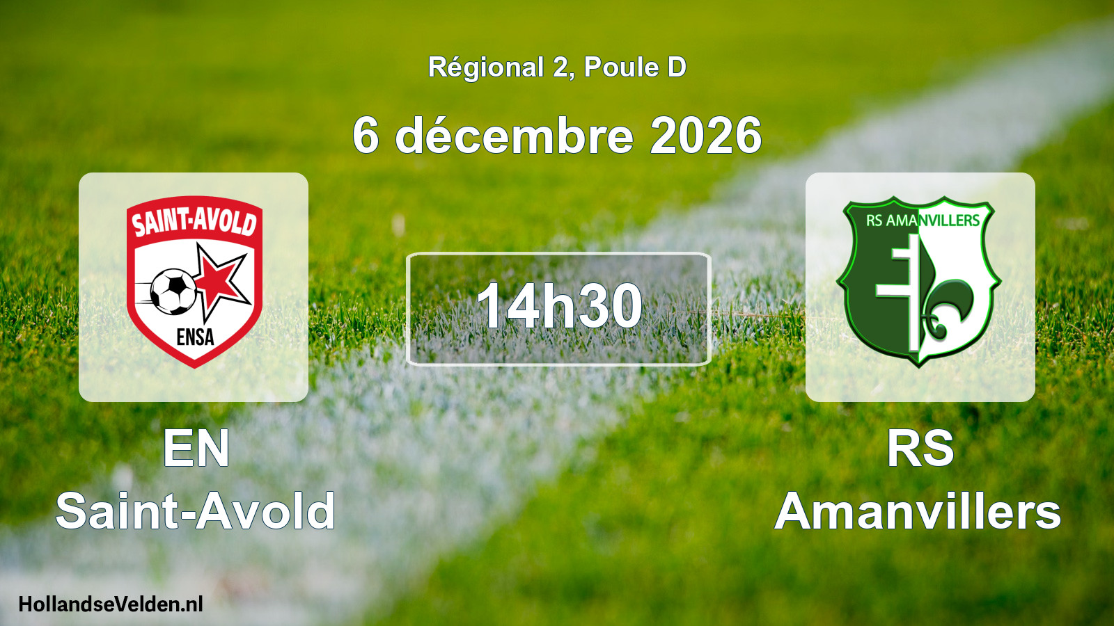 Scheduled Match: EN Saint-Avold - RS Amanvillers (6 December 2026)