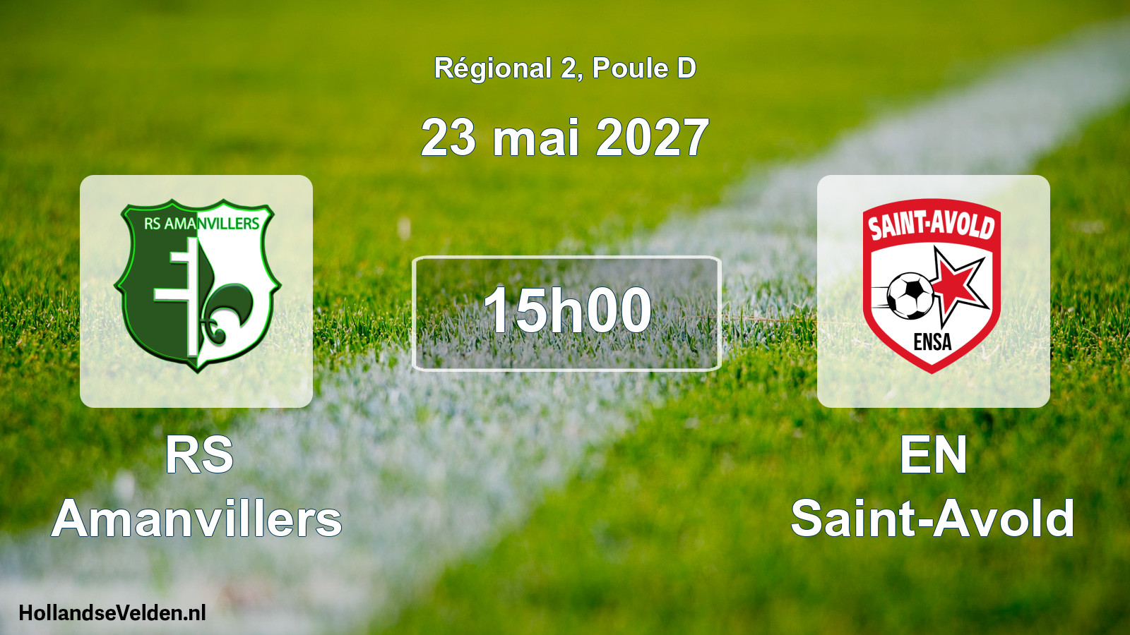 Match programmé: RS Amanvillers - EN Saint-Avold (23 mai 2027)