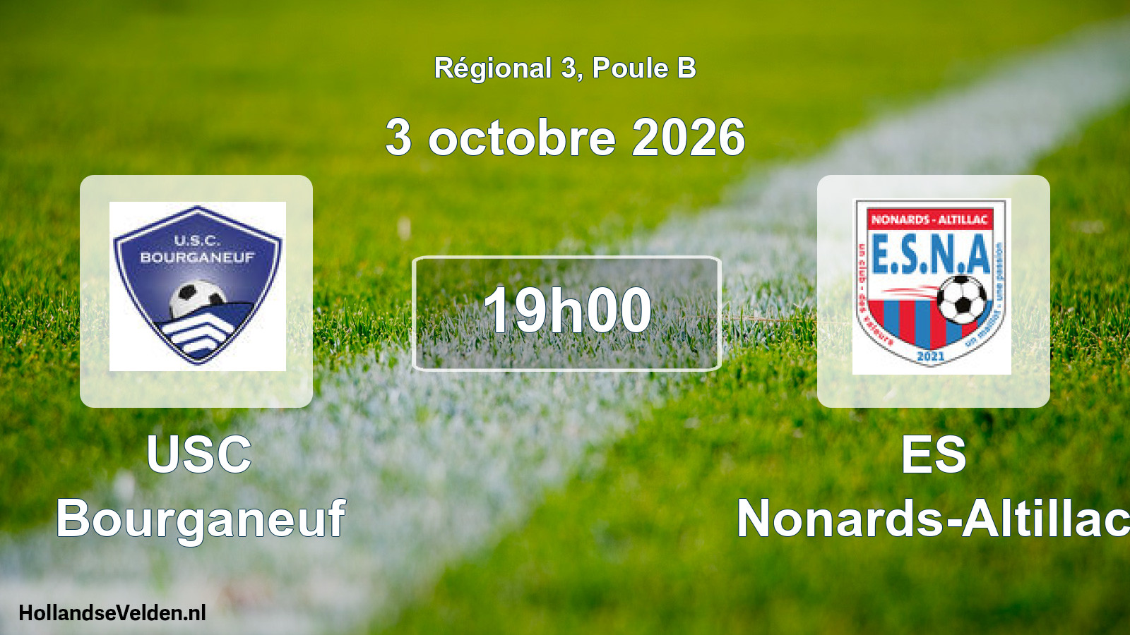 Scheduled Match: USC Bourganeuf - ES Nonards-Altillac (3 October 2026)