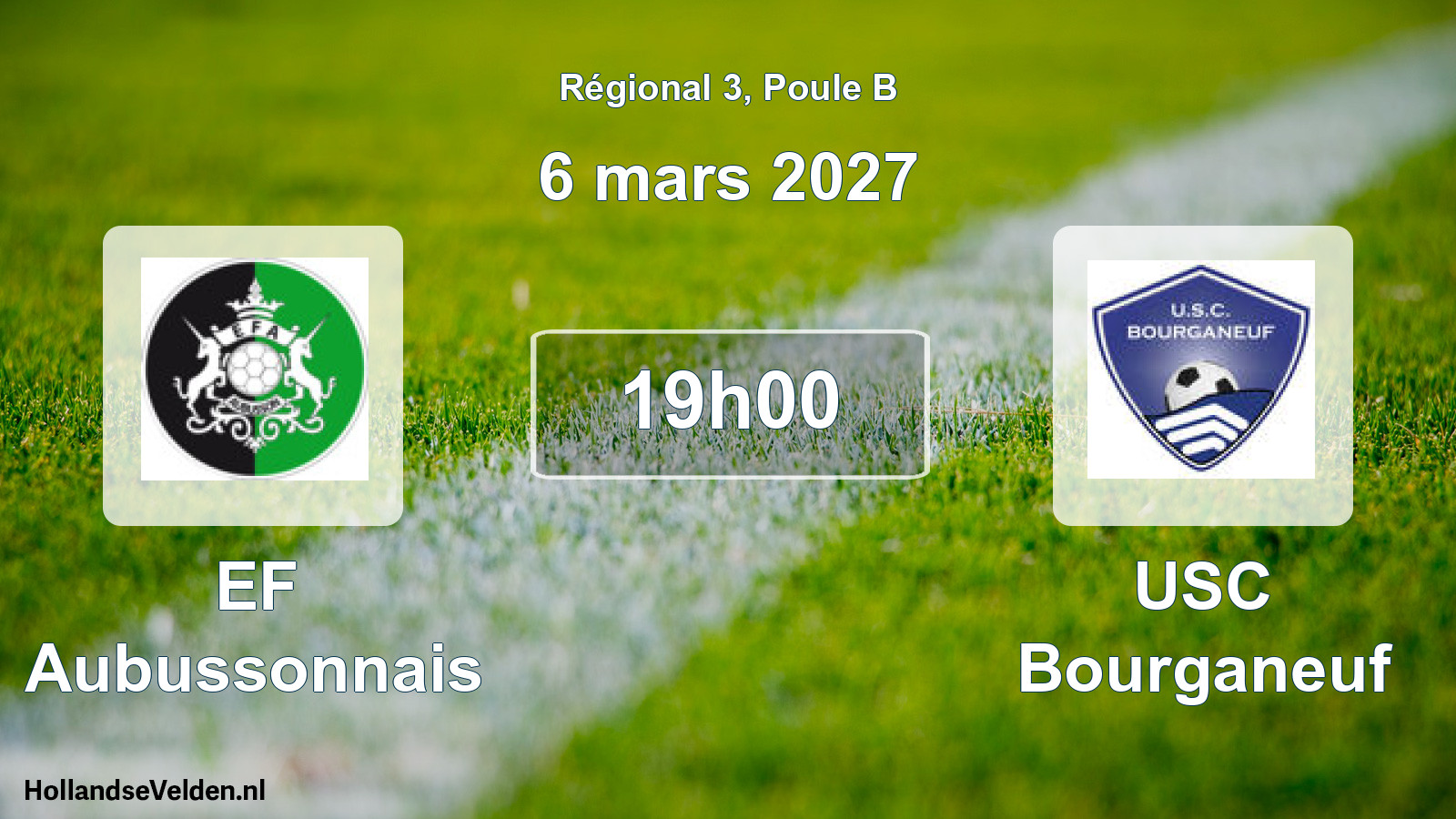 Scheduled Match: EF Aubussonnais - USC Bourganeuf (6 March 2027)