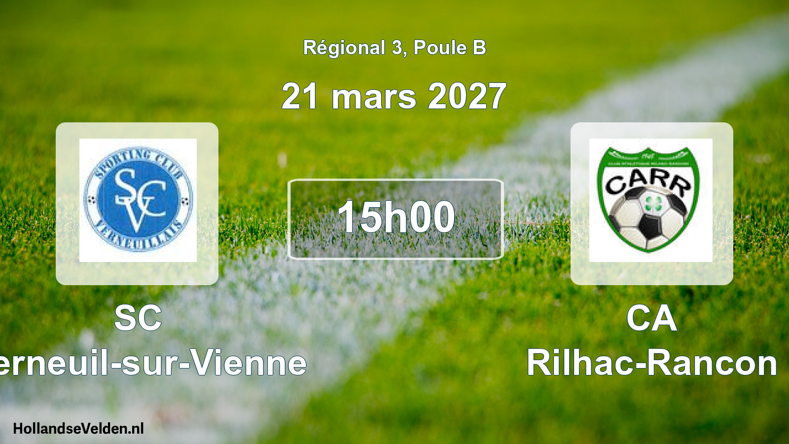 Scheduled Match: SC Verneuil-sur-Vienne - CA Rilhac-Rancon (21 March 2027)
