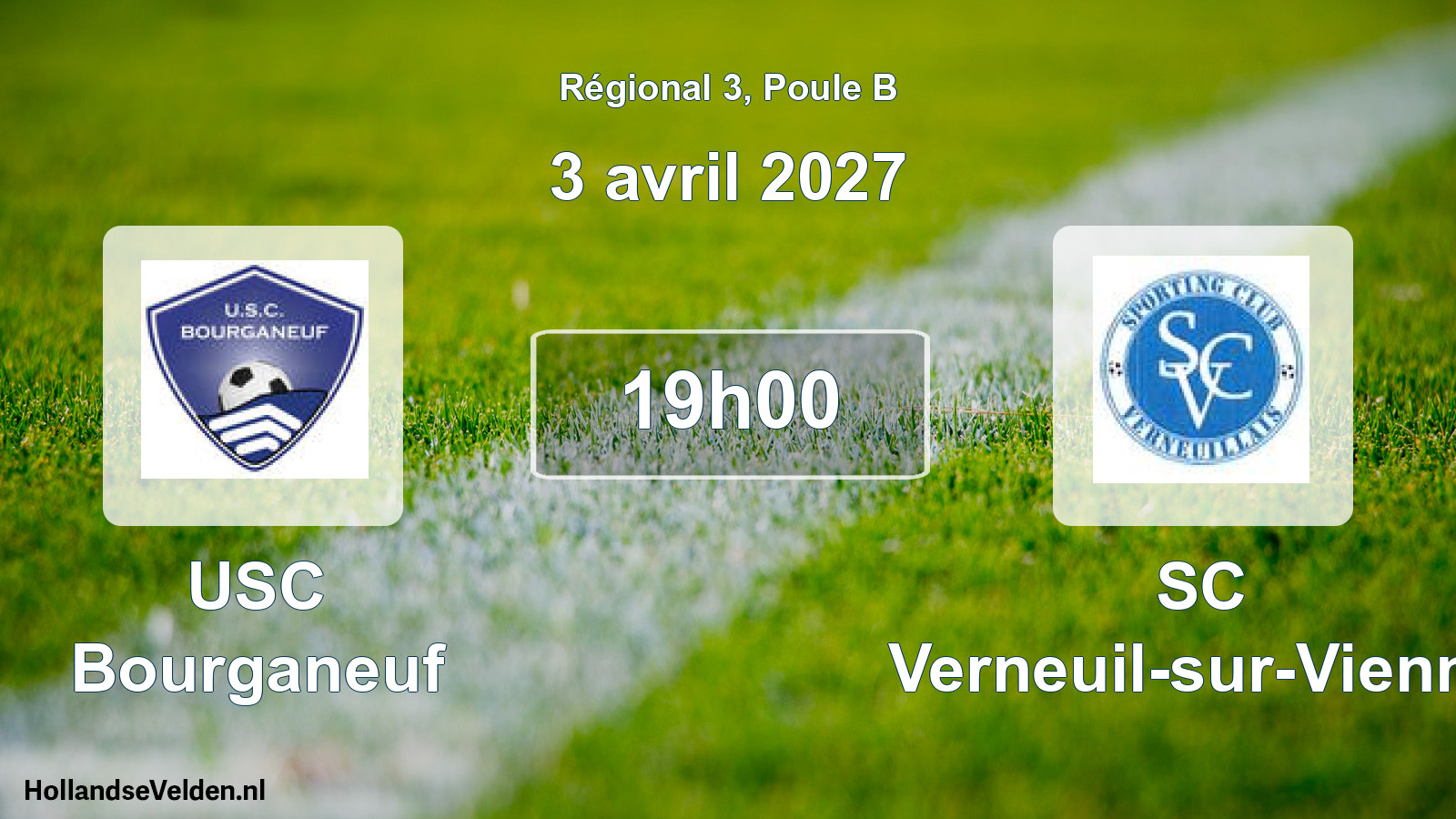 Scheduled Match: USC Bourganeuf - SC Verneuil-sur-Vienne (3 April 2027)
