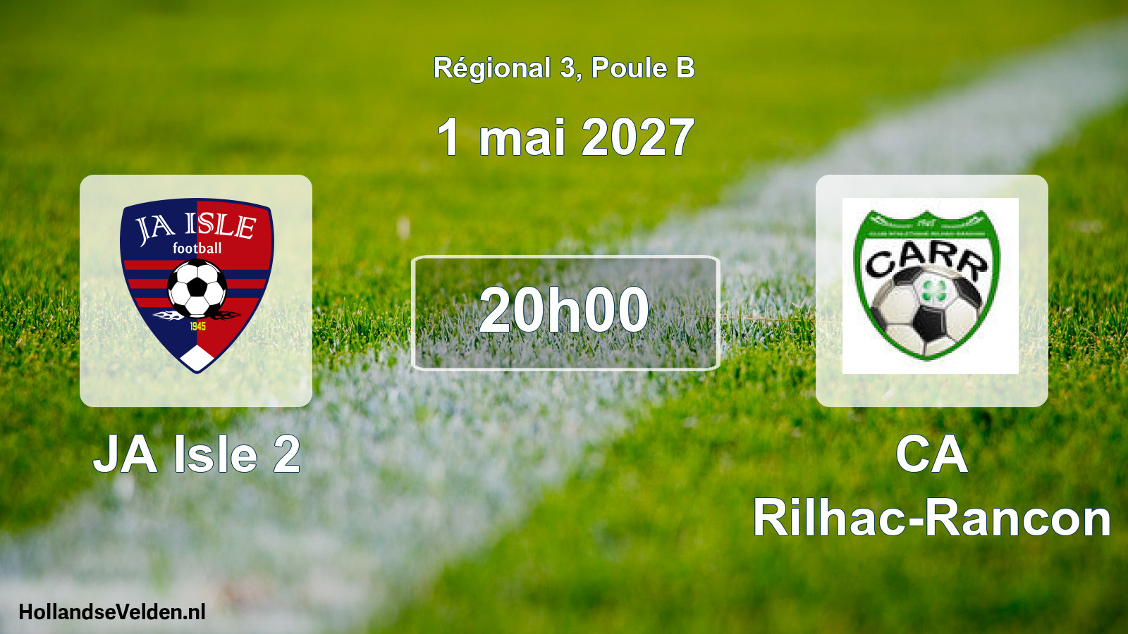 Scheduled Match: JA Isle 2 - CA Rilhac-Rancon (1 May 2027)