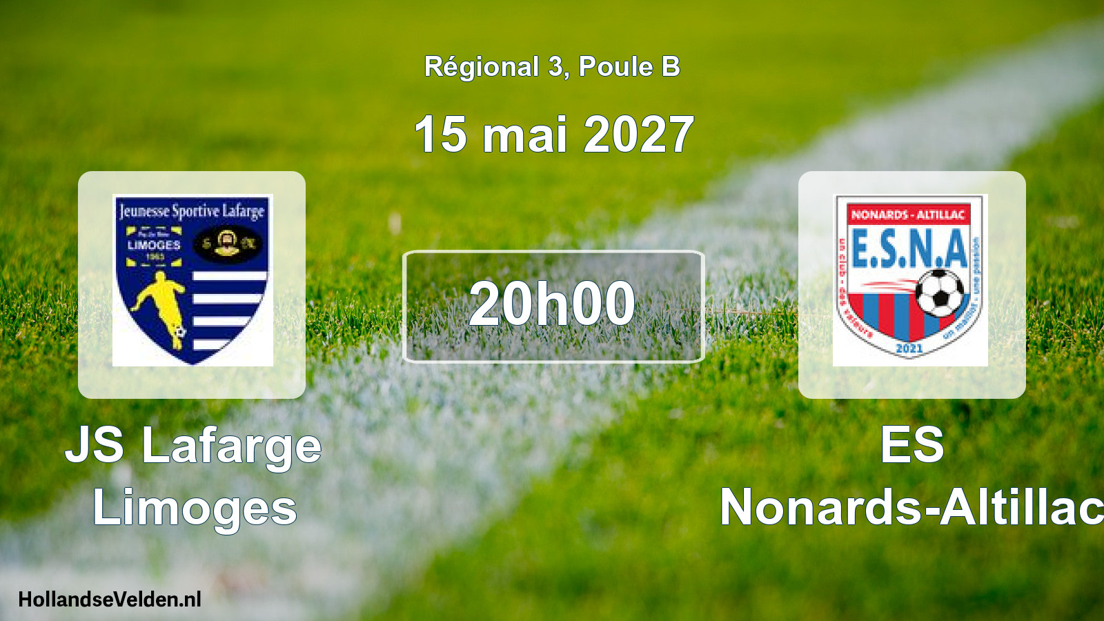 Scheduled Match: JS Lafarge Limoges - ES Nonards-Altillac (15 May 2027)