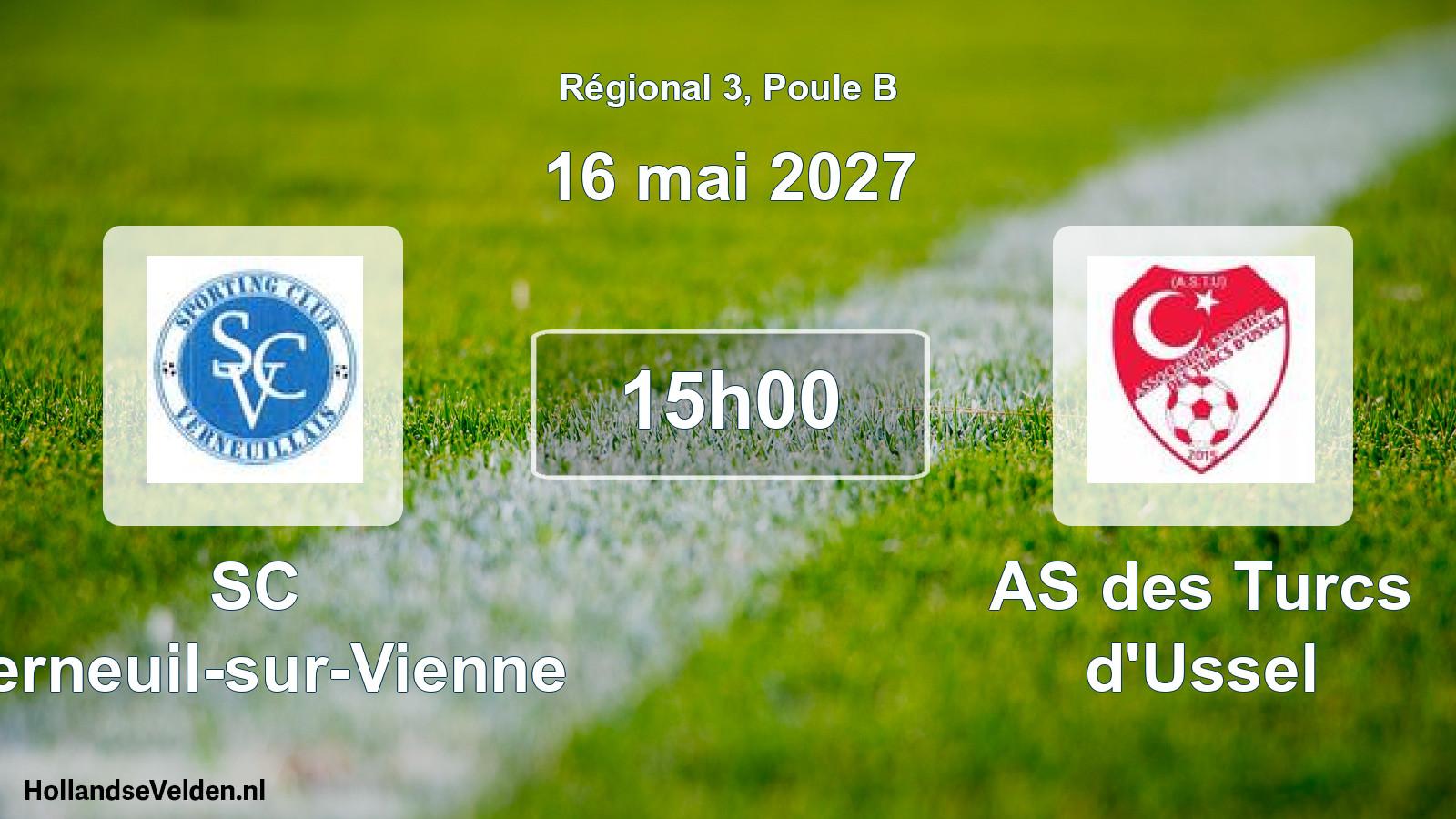 Scheduled Match: SC Verneuil-sur-Vienne - AS des Turcs d'Ussel (16 May 2027)