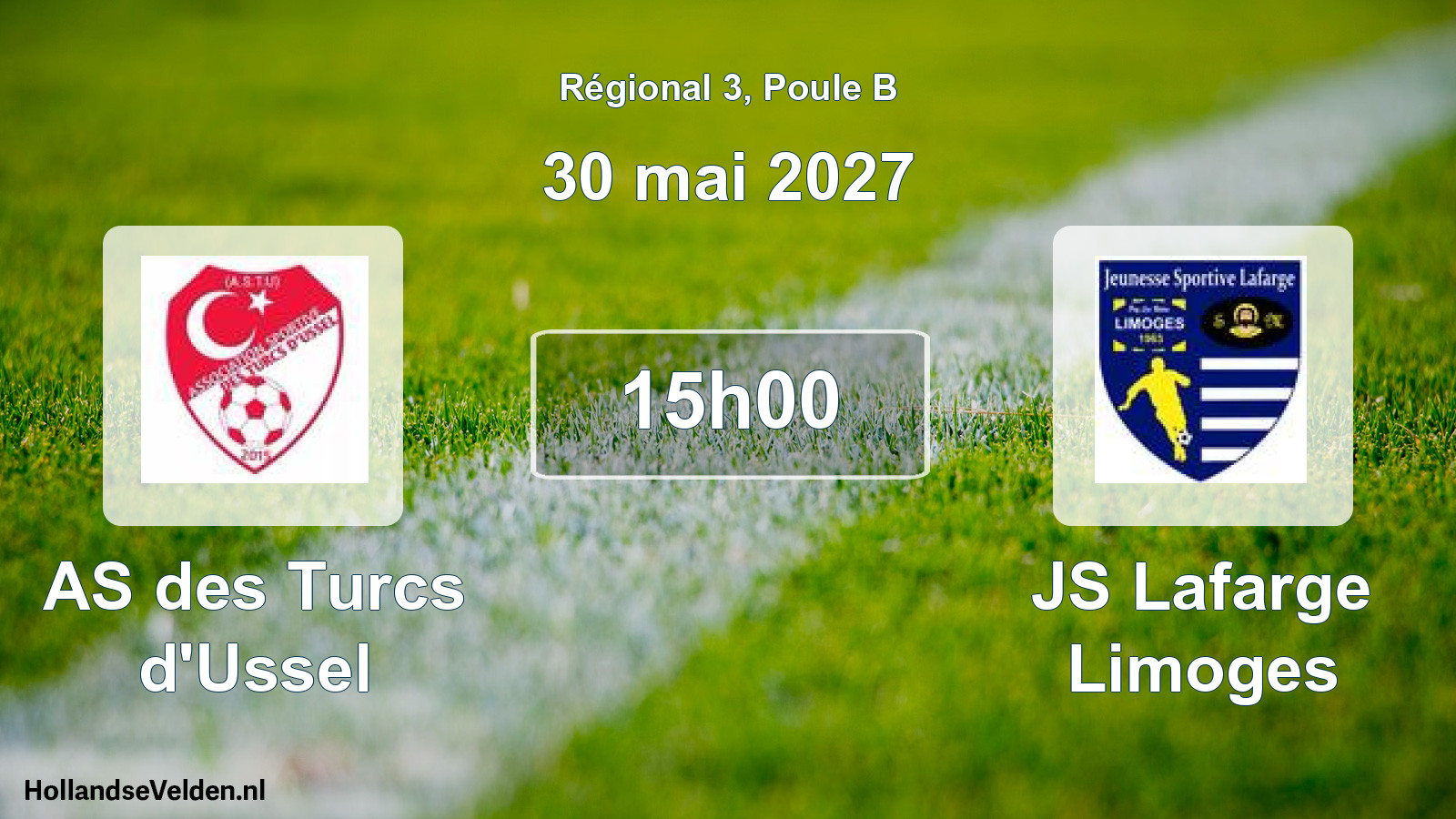 Scheduled Match: AS des Turcs d'Ussel - JS Lafarge Limoges (30 May 2027)