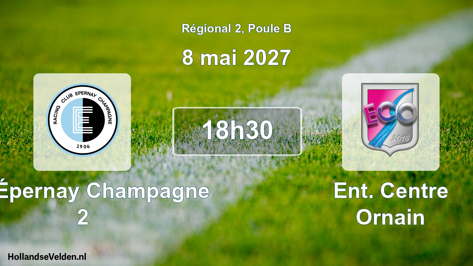 Match programmé: RC Épernay Champagne 2 - Ent. Centre Ornain (8 mai 2027)