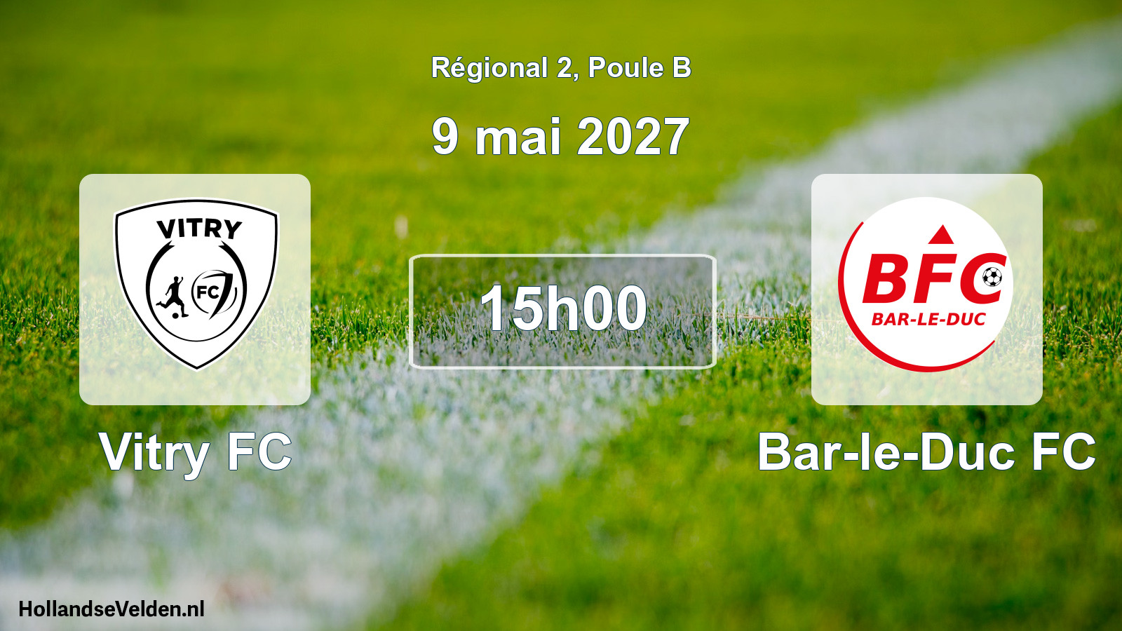 Scheduled Match: Vitry FC - Bar-le-Duc FC (9 May 2027)