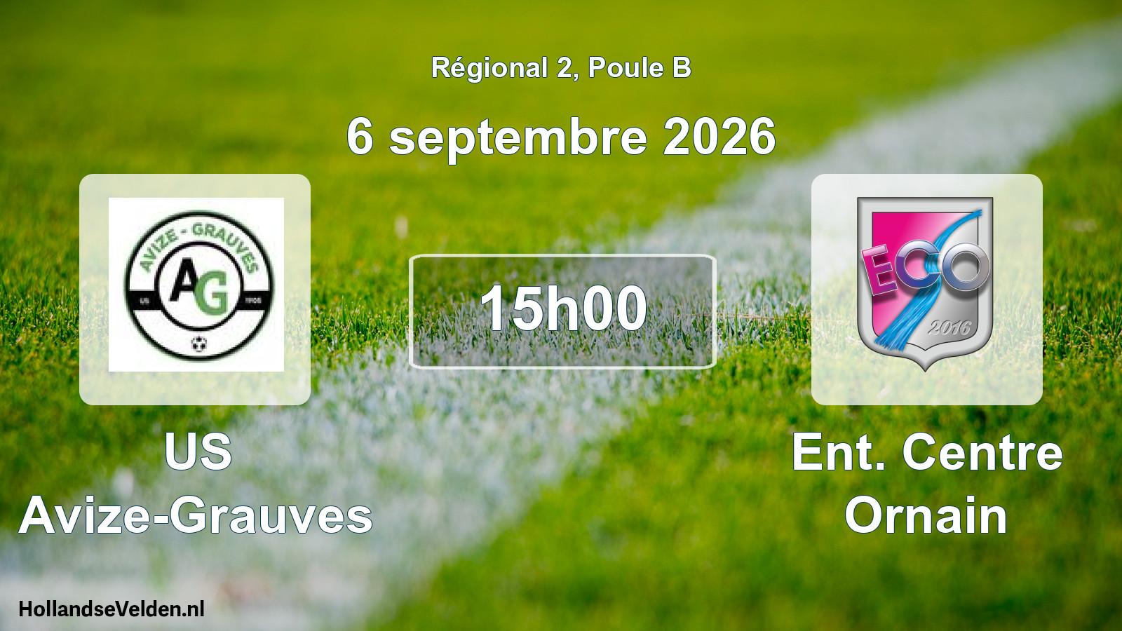 Scheduled Match: US Avize-Grauves - Ent. Centre Ornain (6 September 2026)