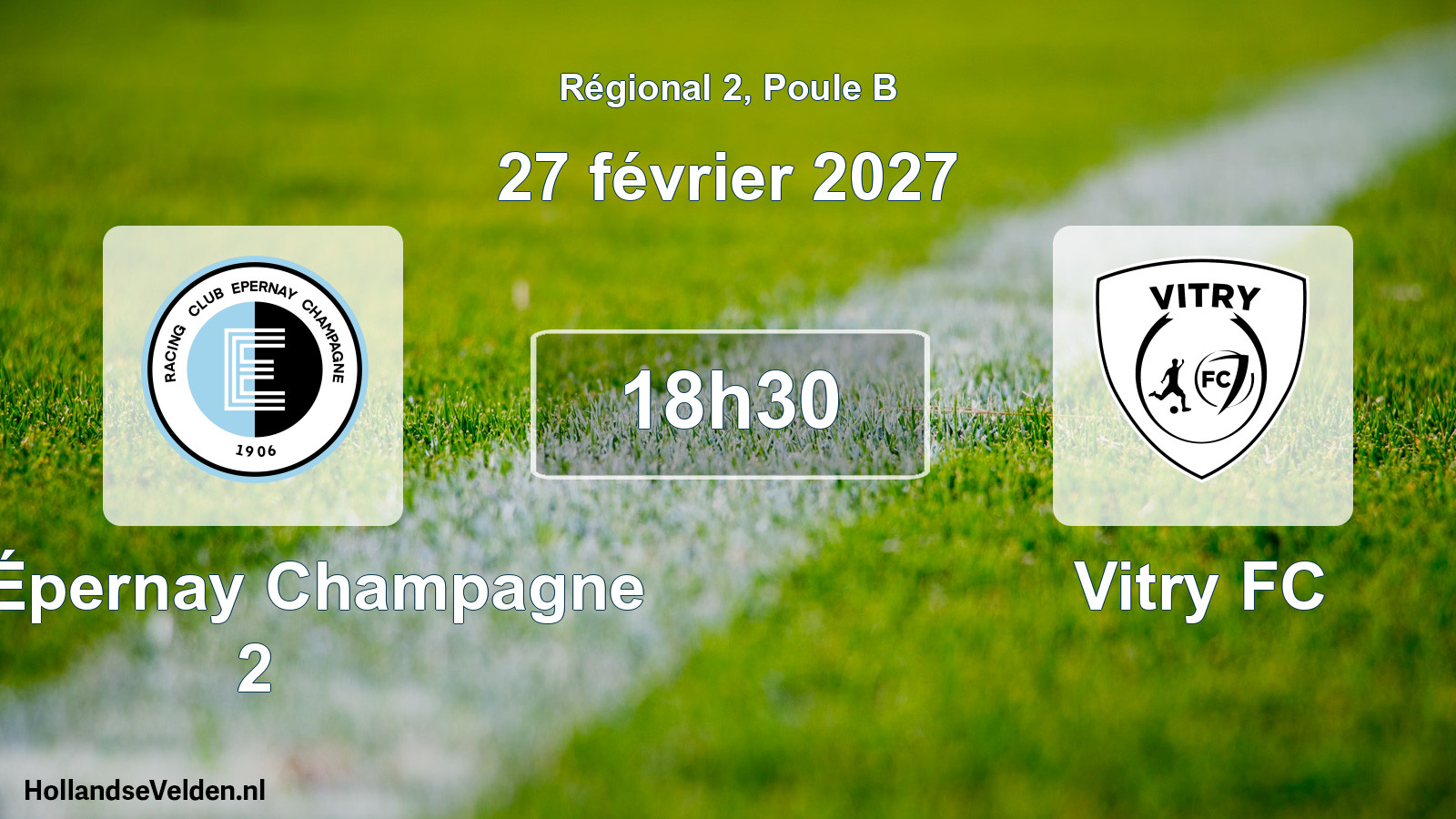Scheduled Match: RC Épernay Champagne 2 - Vitry FC (27 February 2027)