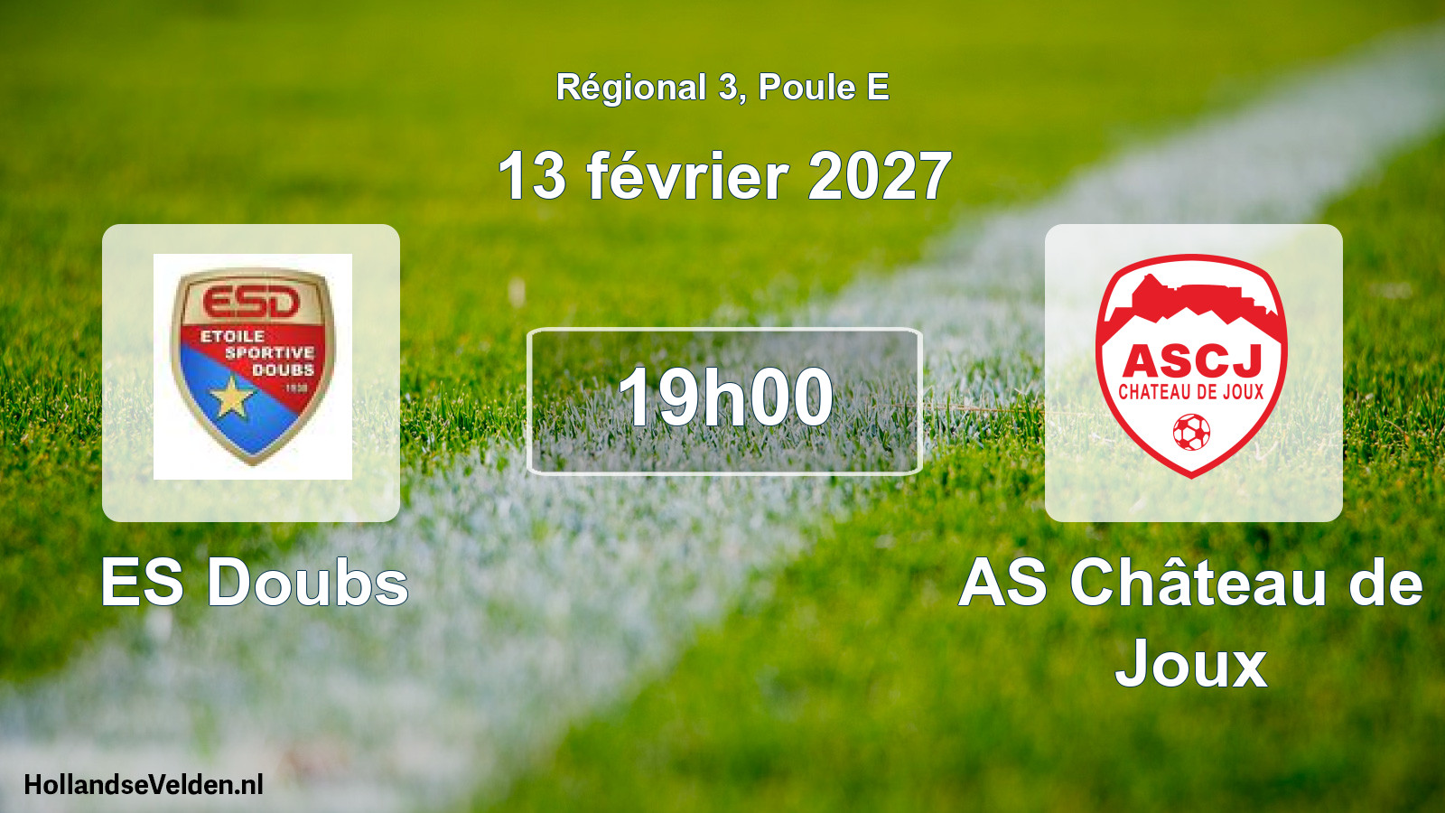 Scheduled Match: ES Doubs - AS Château de Joux (13 February 2027)