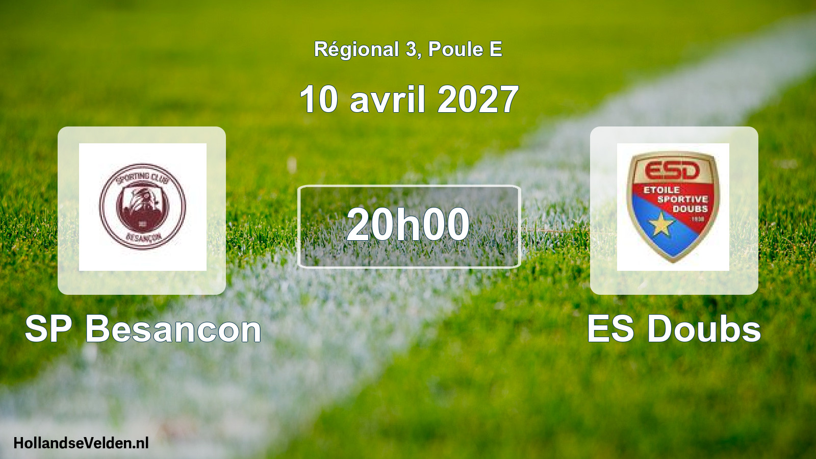 Scheduled Match: SP Besancon - ES Doubs (10 April 2027)
