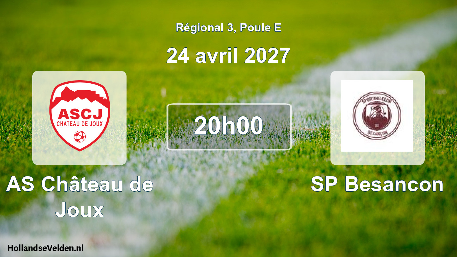 Scheduled Match: AS Château de Joux - SP Besancon (24 April 2027)