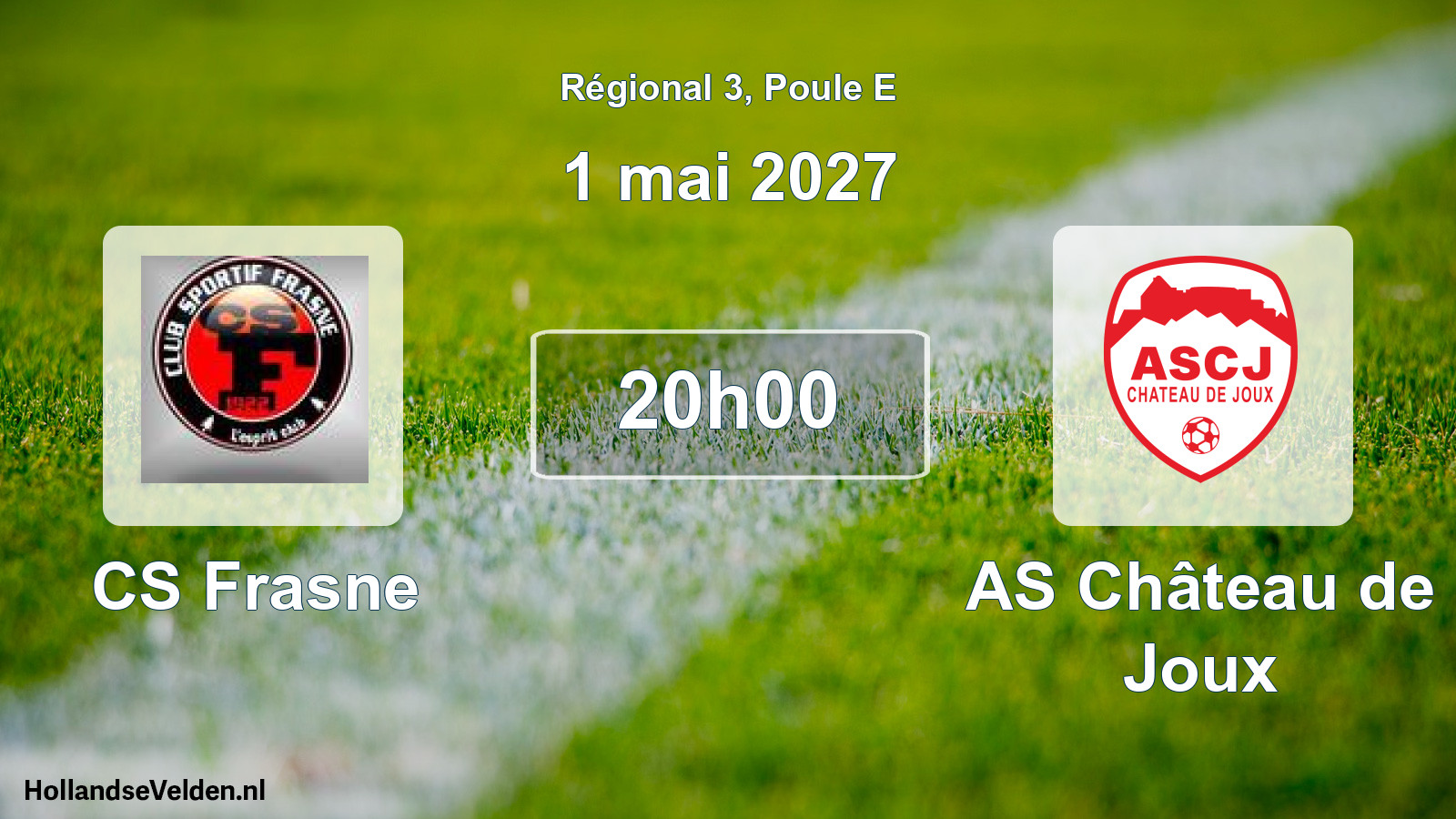 Scheduled Match: CS Frasne - AS Château de Joux (1 May 2027)