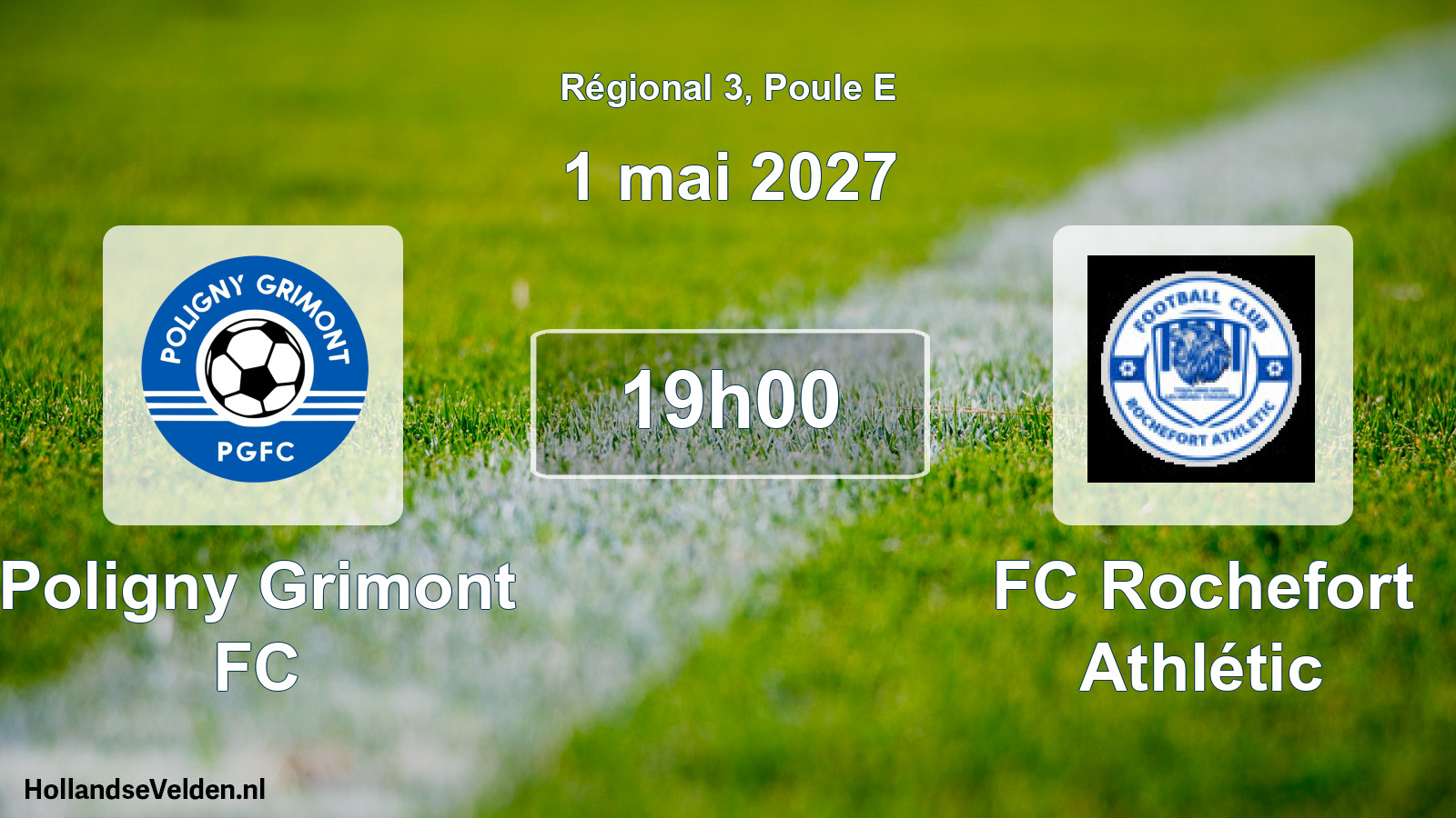 Scheduled Match: Poligny Grimont FC - FC Rochefort Athlétic (1 May 2027)