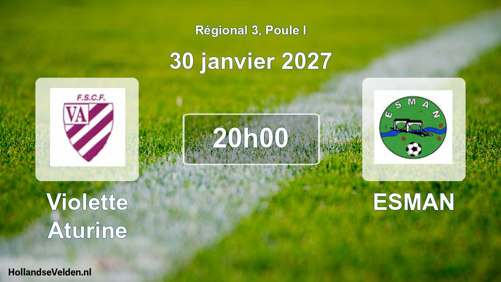 Scheduled Match: Violette Aturine - ESMAN (30 January 2027)